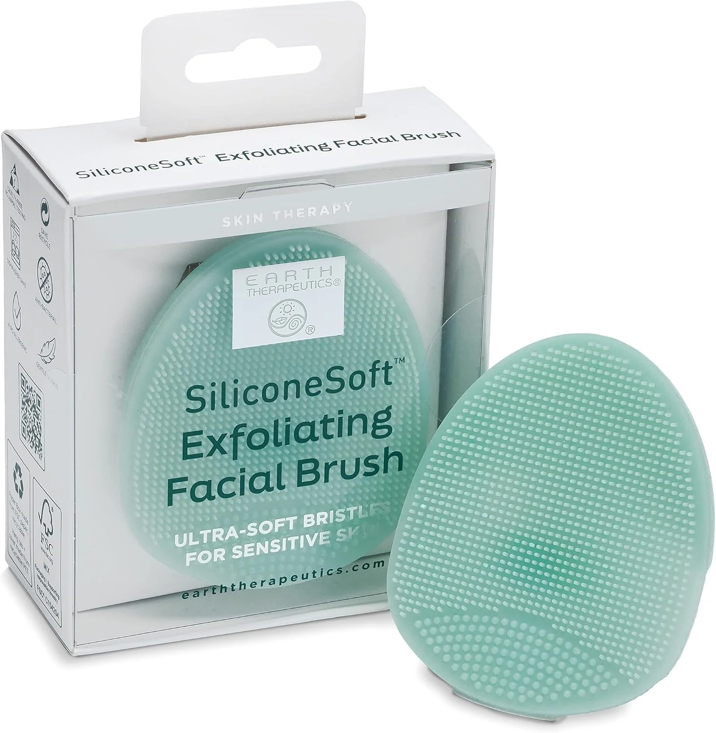 برس لایه بردار صورت Earth Therapeutics SiliconeSoft