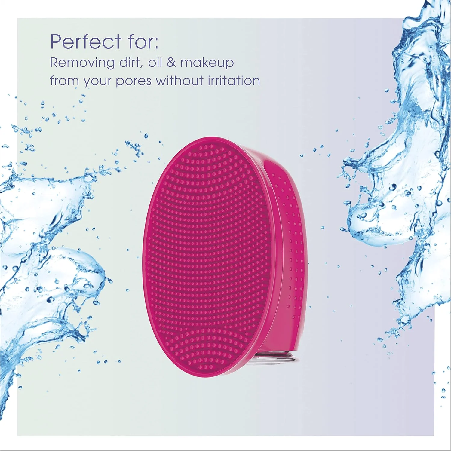 برس پاک کننده صورت سیلیکونی Conair True Glow، اسکرابر پاک کننده صورت، یکبار مصرف - بعد از 4 ماه یا 120 بار استفاده تعویض شود