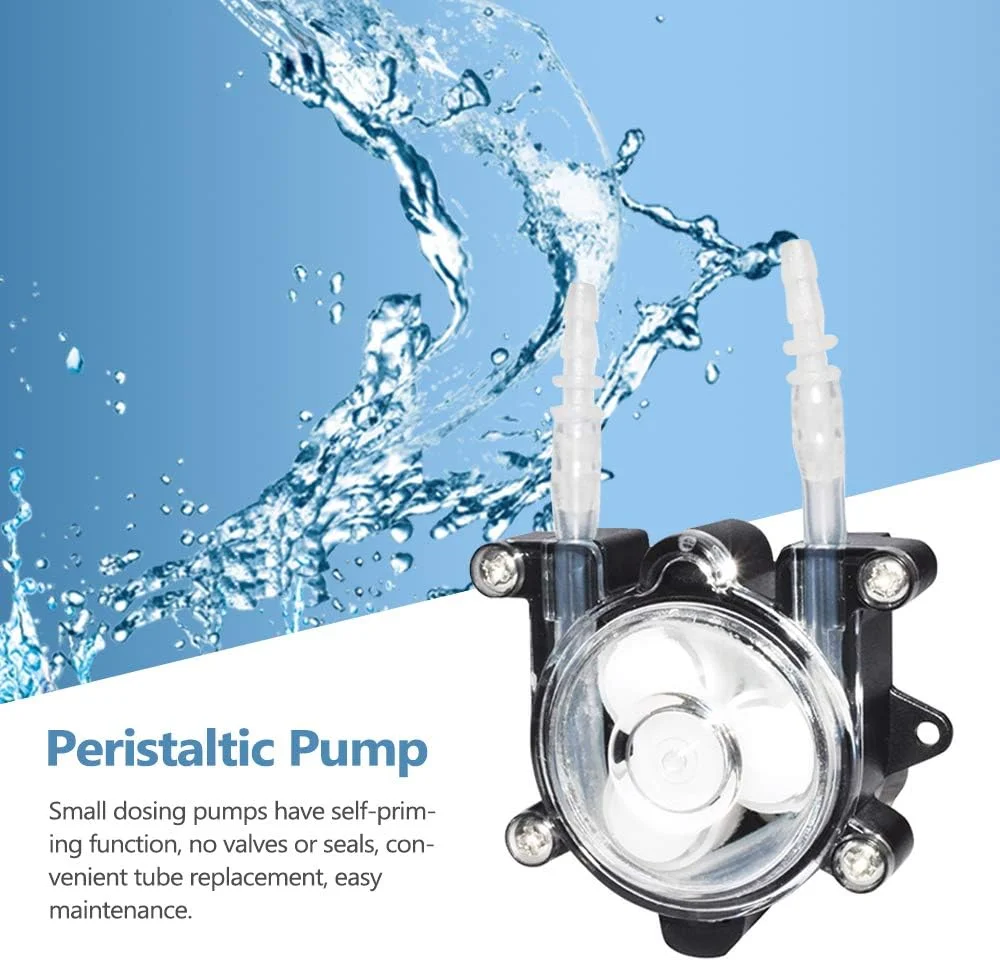 پمپ پریستالتیک با جریان بالا Pepisky، پمپ دوزینگ کوچک، پمپ شلنگ پریستالتیک برای آزمایشگاه، آکواریوم، تجزیه و تحلیل شیمیایی