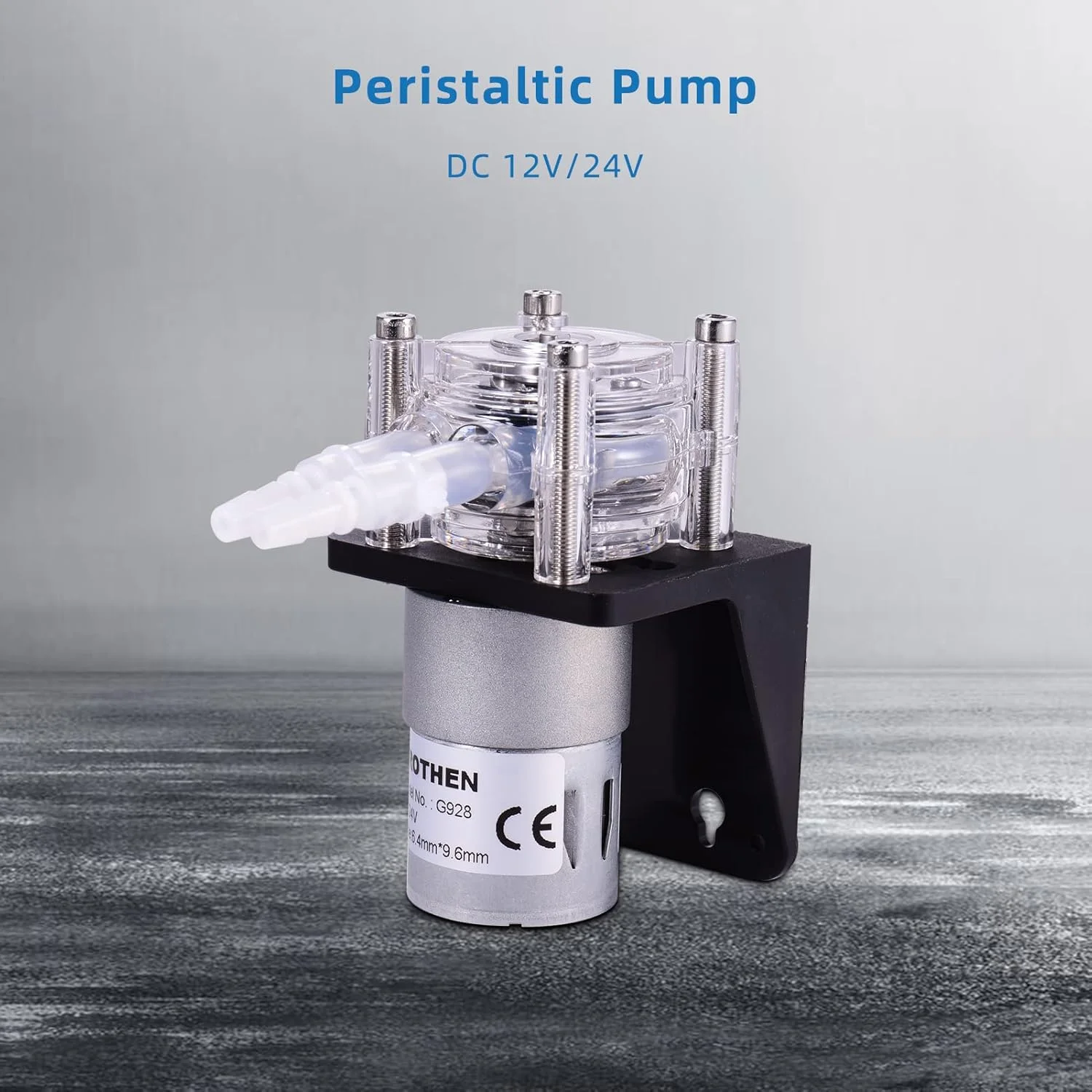 پمپ پریستالتیک Pepisky با لوله سیلیکونی، پمپ مایع آب با جریان بالا، پمپ دوزینگ خلاء، خود مکش - مقاوم در برابر خوردگی، جریان قابل تنظیم برای آکواریوم DIY، آزمایشگاه، تجزیه و تحلیل شیمیایی، دوزینگ افزودنی ها