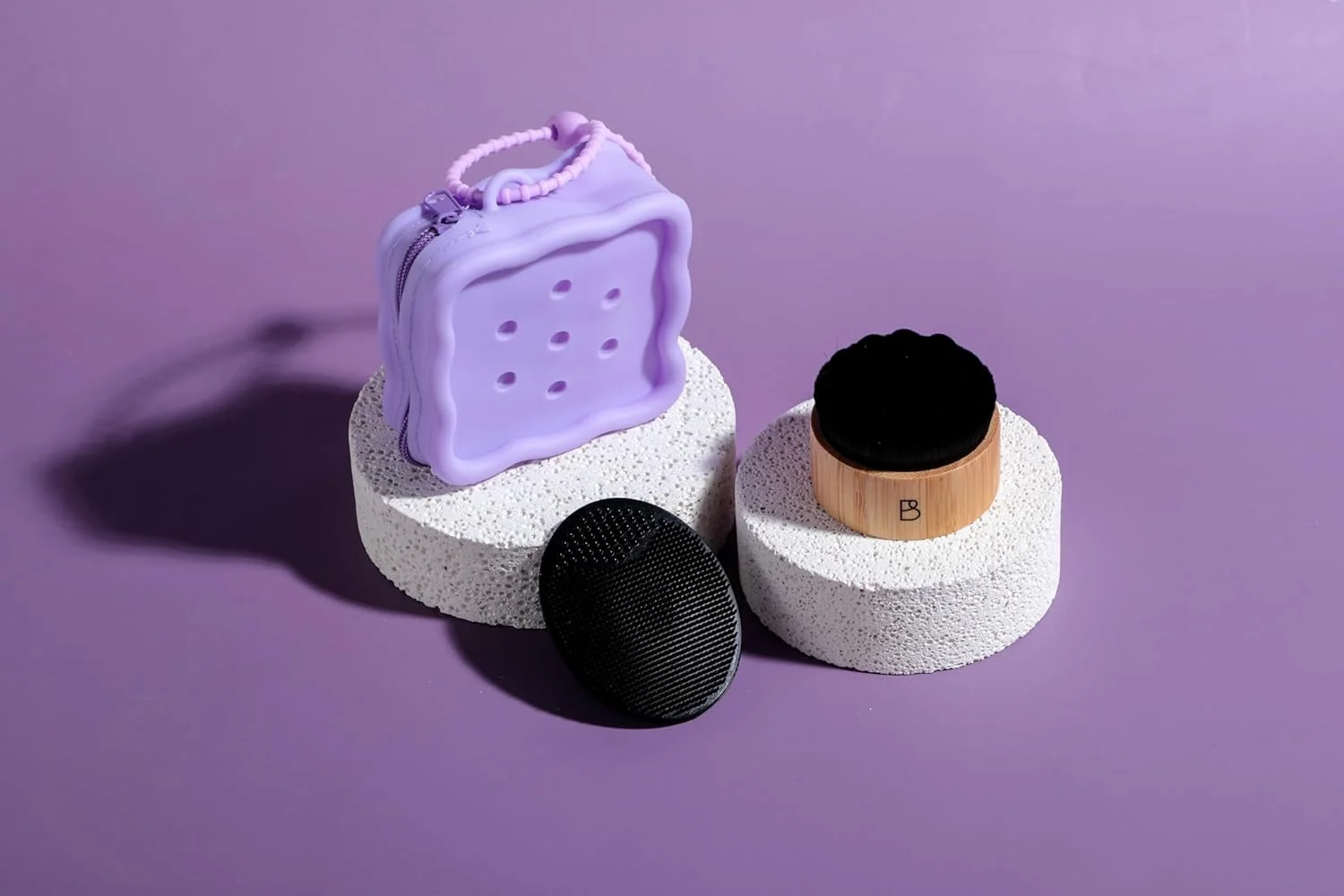 BS-MALL Silicone Facial Cleansing Brush Kit – Bamboo Face Scrub Brush with Silicone Storage Bag for Deep Cleaning, Exfoliation & Pore Cleansing – Travel-Friendly Sensitive Skin Care Tool BS-MALL Silicone Facial Cleansing Brush Kit – Bamboo Face Scrub Brush with Silicone Storage Bag for Deep Cleaning, Exfoliation & Pore Cleansing – Travel-Friendly Sensitive Skin Care Tool