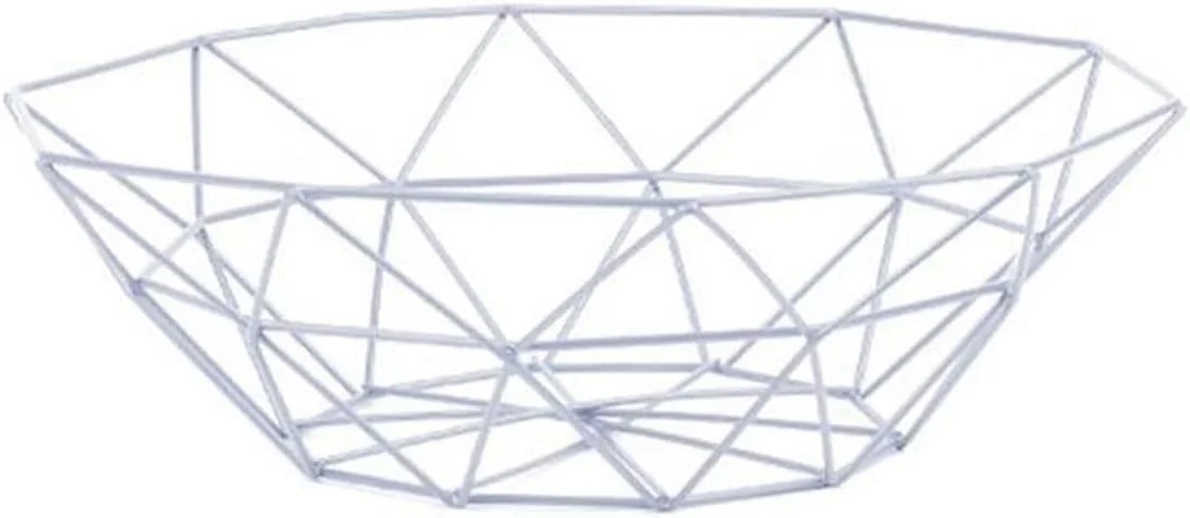 AUEMNUR سبد میوه، کاسه ظرف میوه، سبد سیمی فلزی، آبکش آشپزخانه، نگهدارنده میوه و سبزیجات، سینی کاسه تنقلات، میز نگهداری (Hortelé)