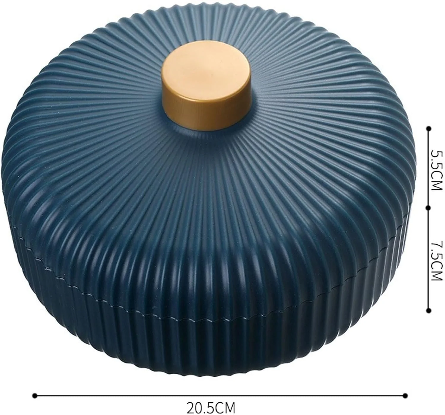 ظرف میوه AUEMNUR، ظرف نگهداری مواد غذایی، بشقاب تنقلات میوه خشک، سینی سرو پیش غذا برای مهمانی، ظرف آجیل و آب نبات با درب، لوازم آشپزخانه (آبی تیره)
