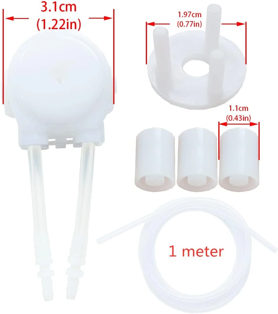 سر پمپ دوزینگ پریستالتیک 12 ولت DC مدل Gikfun EK1990، مناسب برای آکواریوم، آزمایشگاه شیمی و انتقال آب