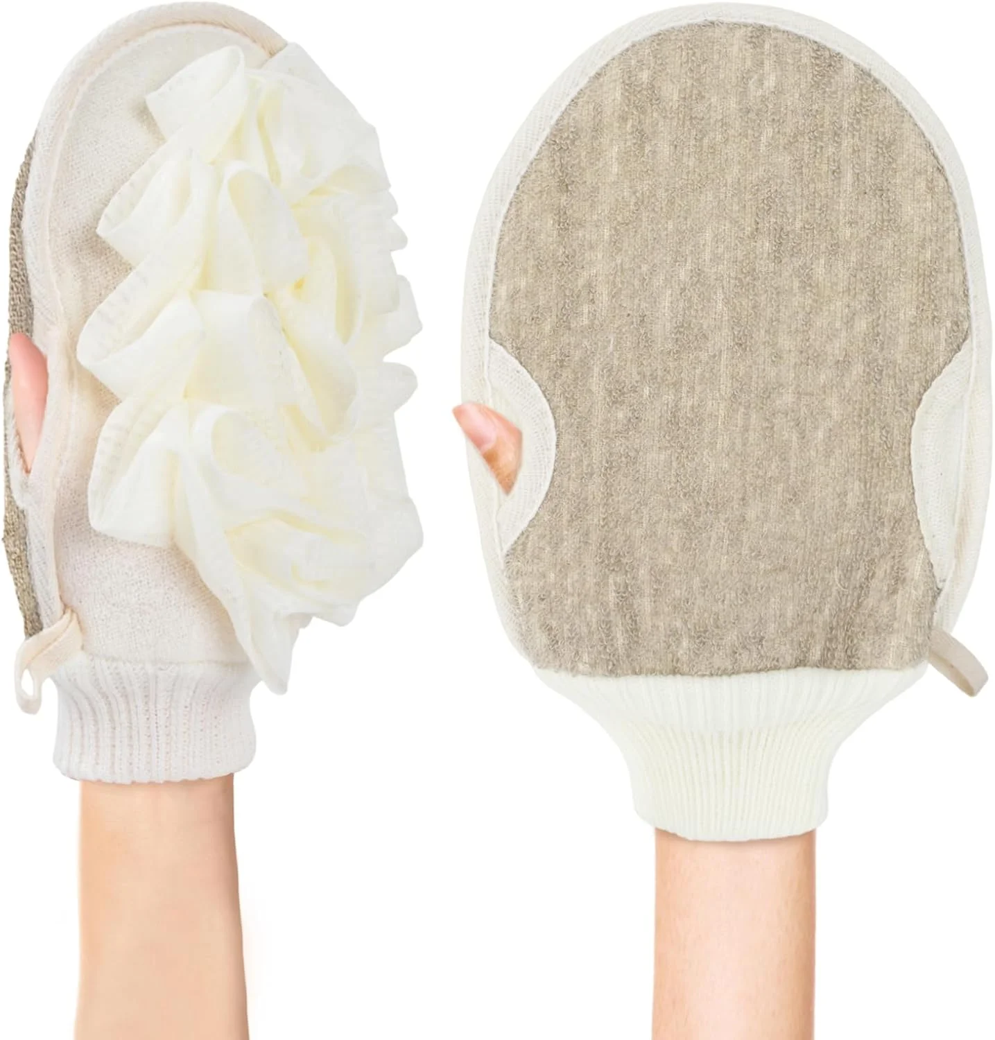 دستکش لایه بردار بدن YILANJIN، دستکش لایه بردار دو طرفه، اسفنج لوفا دو طرفه، دستکش حمام زنانه، دستکش دوش تمیز کننده عمیق پوست دستکش لایه بردار بدن YILANJIN، دستکش لایه بردار دو طرفه، اسفنج لوفا دو طرفه، دستکش حمام زنانه، دستکش دوش تمیز کننده عمیق پوست