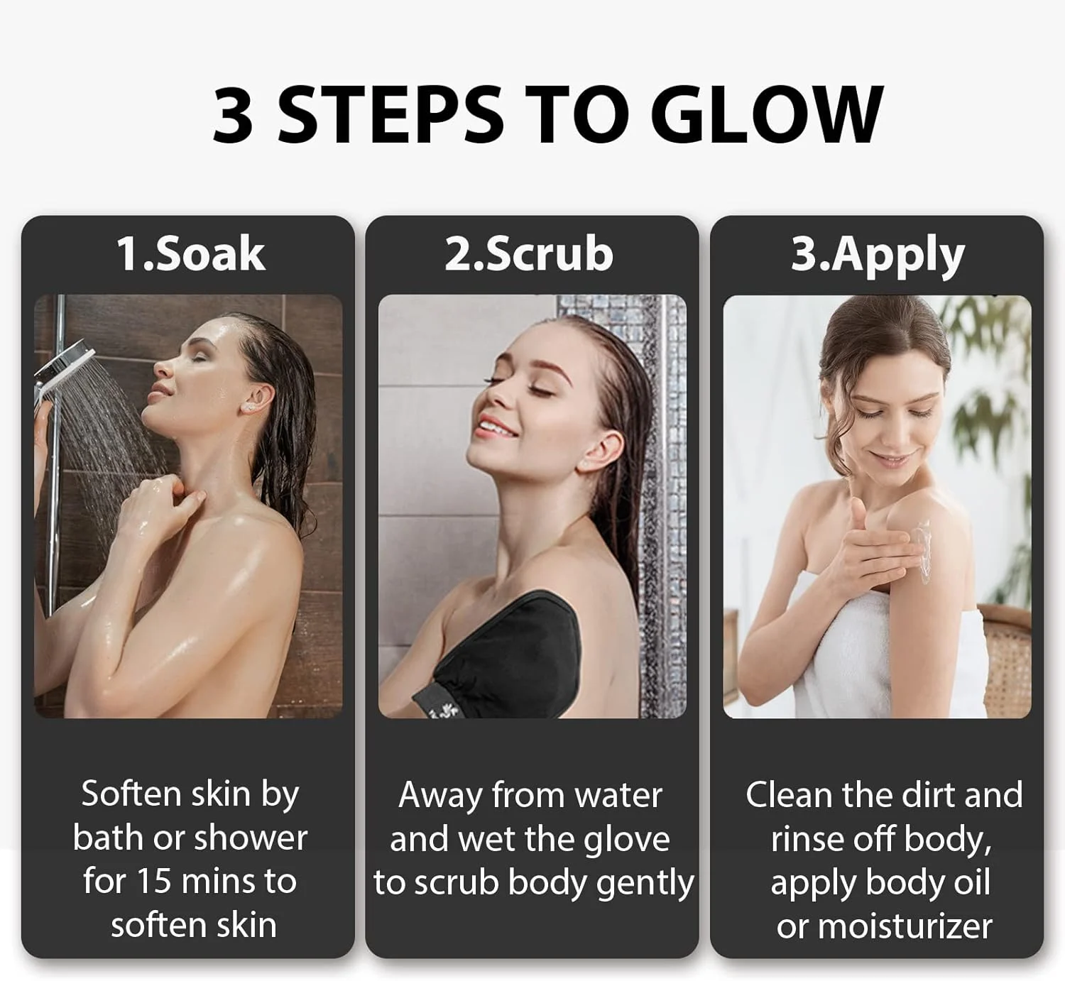 دستکش لایه بردار Yiclick، 2 عدد، دستکش لایه بردار عمقی، لایه بردار بدن، اسکرابر لایه بردار بدن برای لایه برداری حمام و دوش، برای از بین بردن پوست مرده، درمان کراتوز پیلاریس پا دستکش لایه بردار Yiclick، 2 عدد، دستکش لایه بردار عمقی، لایه بردار بدن، اسکرابر لایه بردار بدن برای لایه برداری حمام و دوش، برای از بین بردن پوست مرده، درمان کراتوز پیلاریس پا