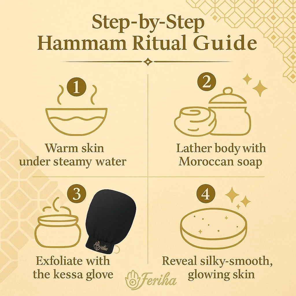 دستکش لایه بردار کیسه اصل سلطانا - دستکش حمام مراکشی برای پاکسازی عمیق، پوست مرده و کراتوز پیلاریس - اسکرابر میکرودرم ابریژن برای از بین بردن برنزه کننده اسپری، ماندگاری بالا، ساخت مراکش