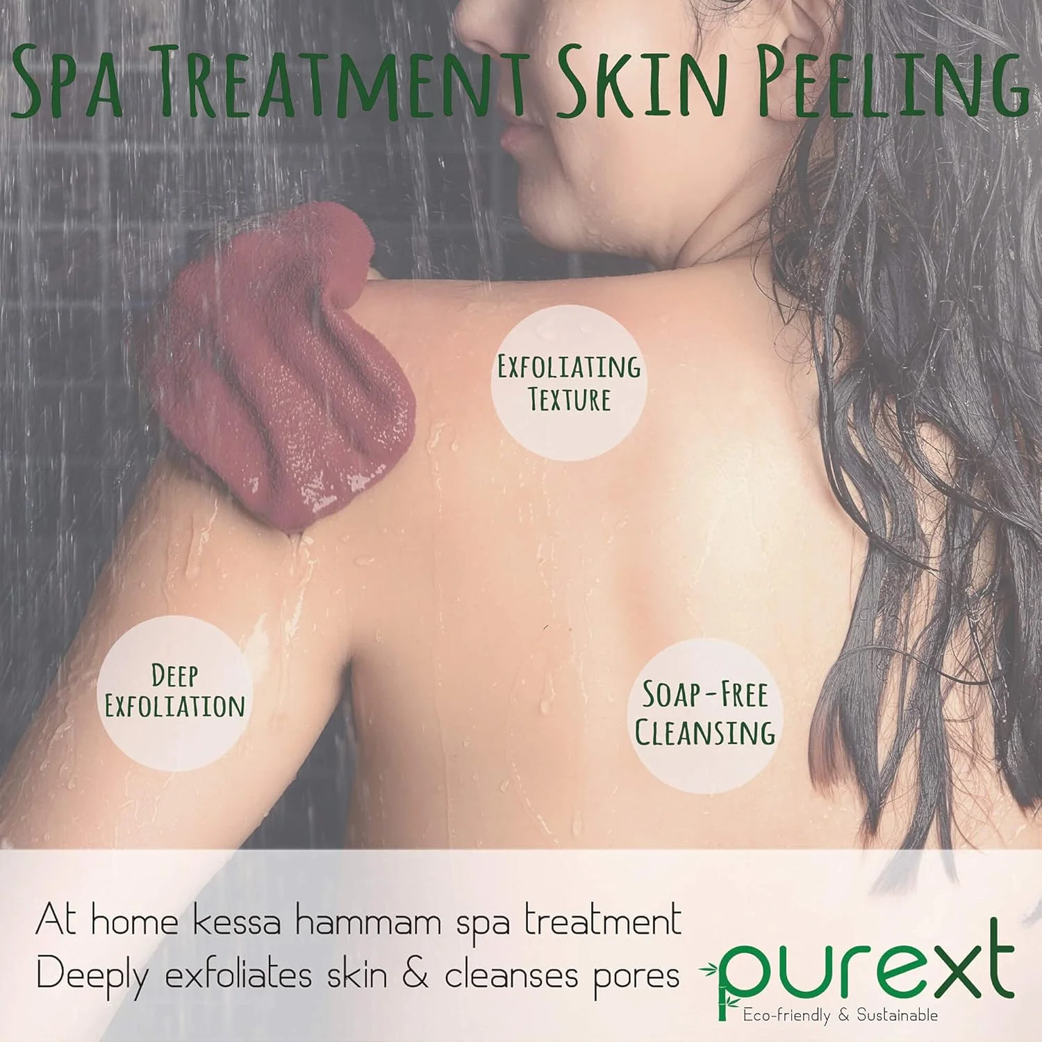 دستکش های لایه بردار PureXT 3 - کیسه حمام لایه بردار بدن - دستکش های لایه بردار برای پاک کردن برنزه کننده مصنوعی (مخلوط) دستکش های لایه بردار PureXT 3 - کیسه حمام لایه بردار بدن - دستکش های لایه بردار برای پاک کردن برنزه کننده مصنوعی (مخلوط)