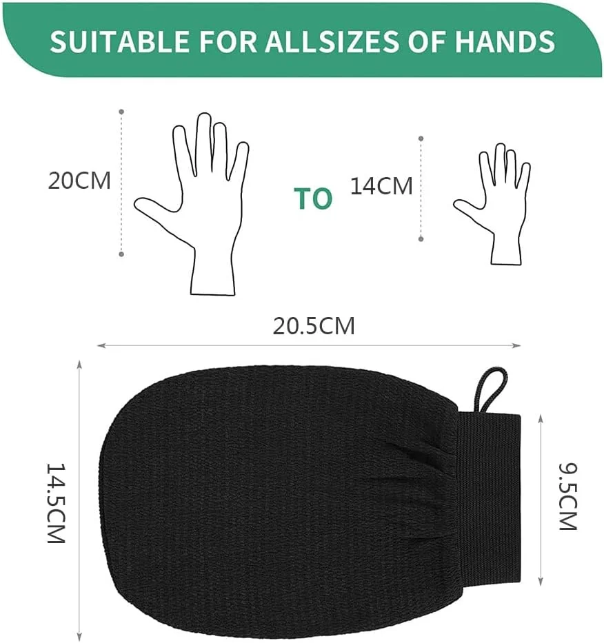 دستکش لایه بردار ORiTi، بسته 4 عددی، اسکرابر بدن، دستکش لایه بردار برای بدن، لایه بردار پوست مرده، اسکرابر برای حمام و اسپا بانوان دستکش لایه بردار ORiTi، بسته 4 عددی، اسکرابر بدن، دستکش لایه بردار برای بدن، لایه بردار پوست مرده، اسکرابر برای حمام و اسپا بانوان