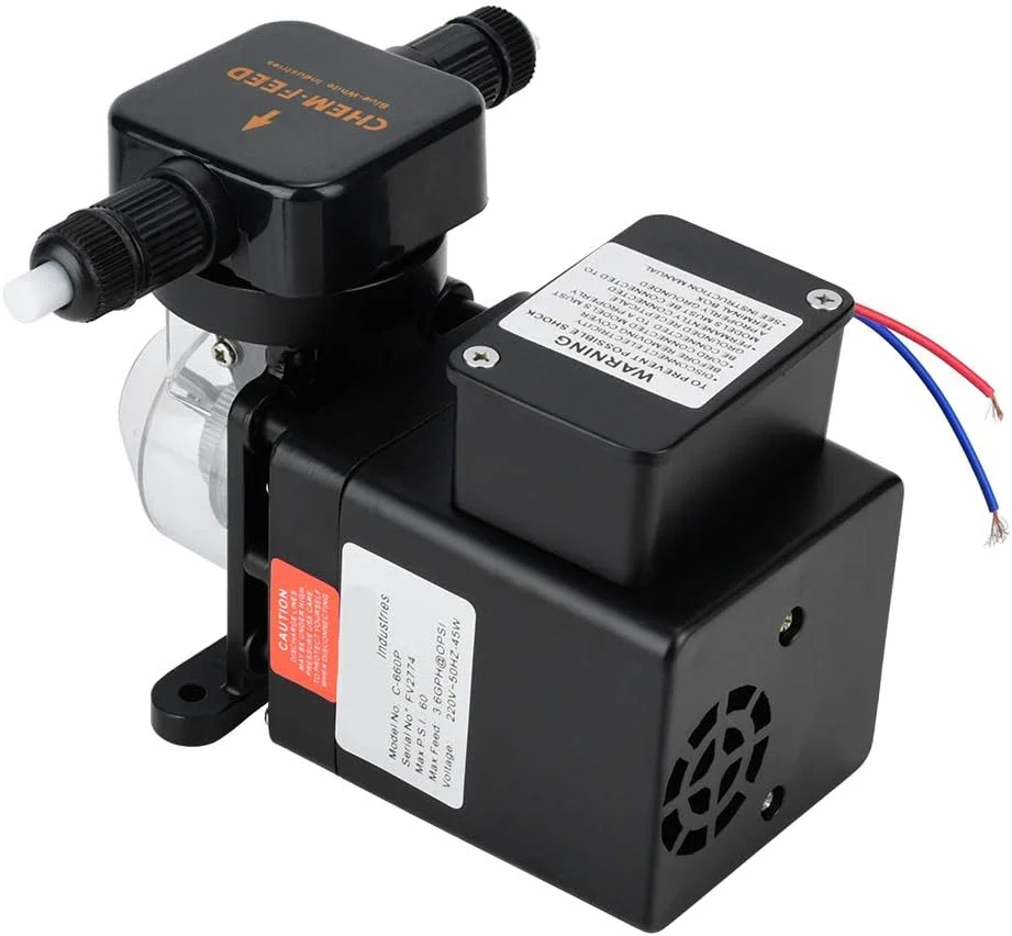 پمپ دوزینگ اتوماتیک استخر DESONIX، پمپ دوزینگ استخر تمام/نیمه اتوماتیک تنظیم ضربه 4-100% 516GDP 125PSI برای دوز شیمیایی و ضدعفونی کردن برای - 10° تا 43 ℃