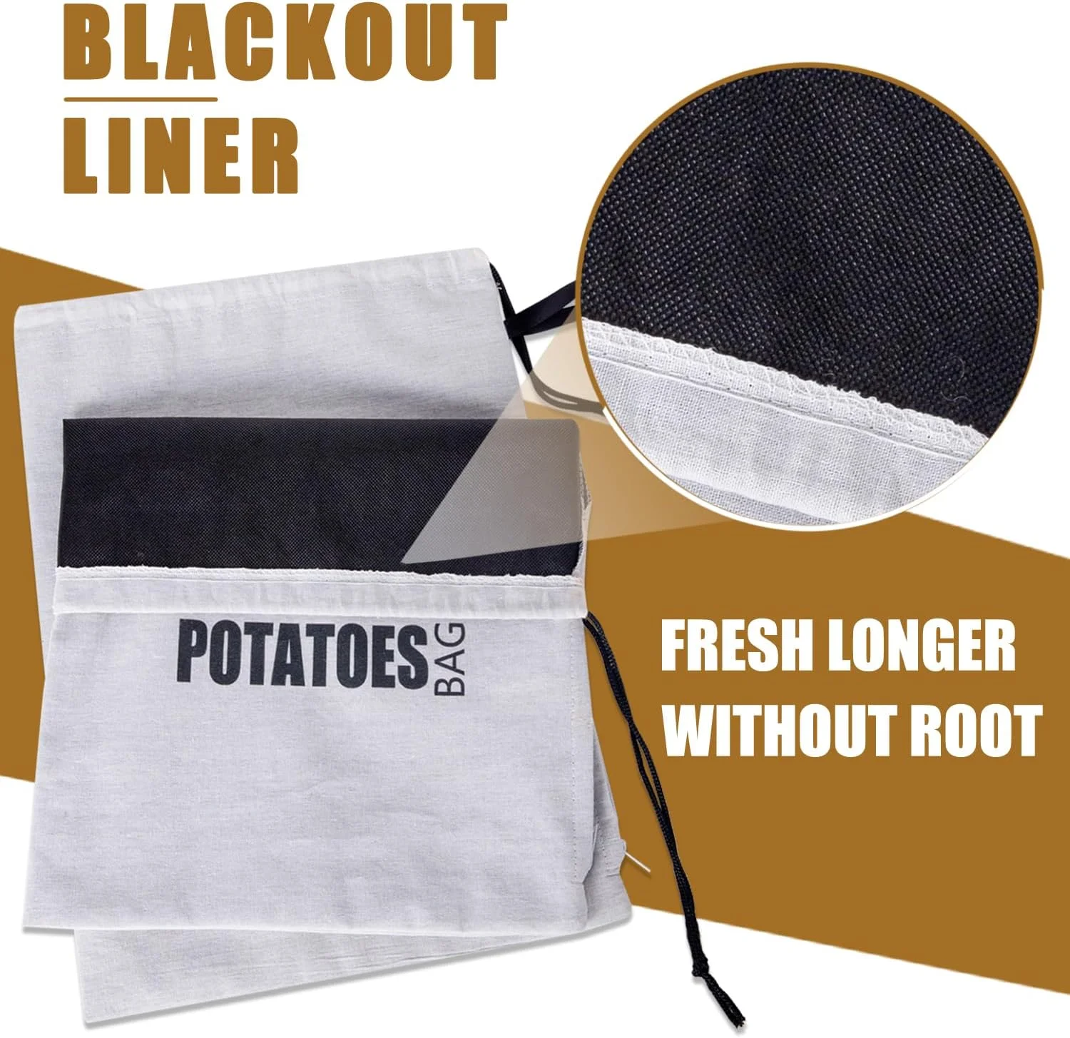 کیسه نگهداری سیب زمینی، پیاز و سیر TOGETRUE، کیسه پارچه ای نگهداری پیاز و سیب زمینی، کیسه نگهداری سیر، سیب زمینی و پیاز قابل شستشو با بند کشی، بسته 3 عددی (کیسه سیب زمینی پیاز سیر) کیسه نگهداری سیب زمینی، پیاز و سیر TOGETRUE، کیسه پارچه ای نگهداری پیاز و سیب زمینی، کیسه نگهداری سیر، سیب زمینی و پیاز قابل شستشو با بند کشی، بسته 3 عددی (کیسه سیب زمینی پیاز سیر)