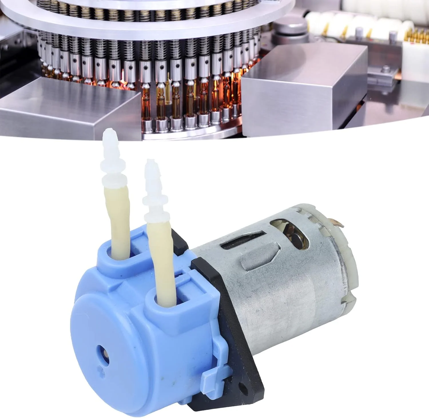 پمپ دوزینگ مایع BORDSTRACT، پمپ پریستالتیک 12 ولت DC، دوز، پمپ خود مکش مینی برای آکواریوم، تجزیه و تحلیل آزمایشگاهی، آزمایش ها، تجزیه و تحلیل بیوشیمیایی