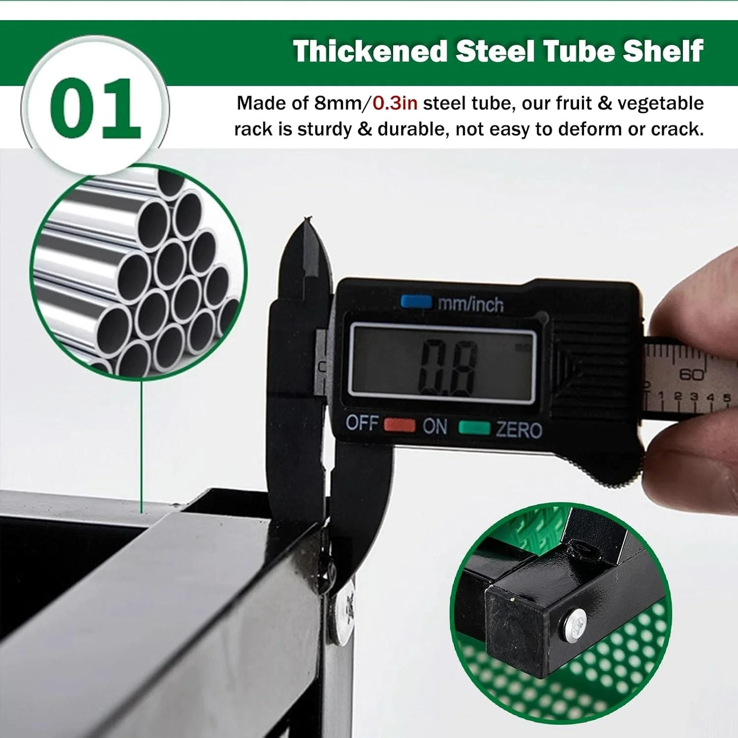 قفسه میوه و سبزیجات سوپرمارکتی 4 و 5 طبقه، سبد بزرگ نگهداری تنقلات برای انبار/ بازار خرده فروشی/ آشپزخانه، سازمان دهنده تجاری خانگی سیب زمینی و پیاز (قهوه ای، 5 طبقه - 120x35x150 سانتی متر)