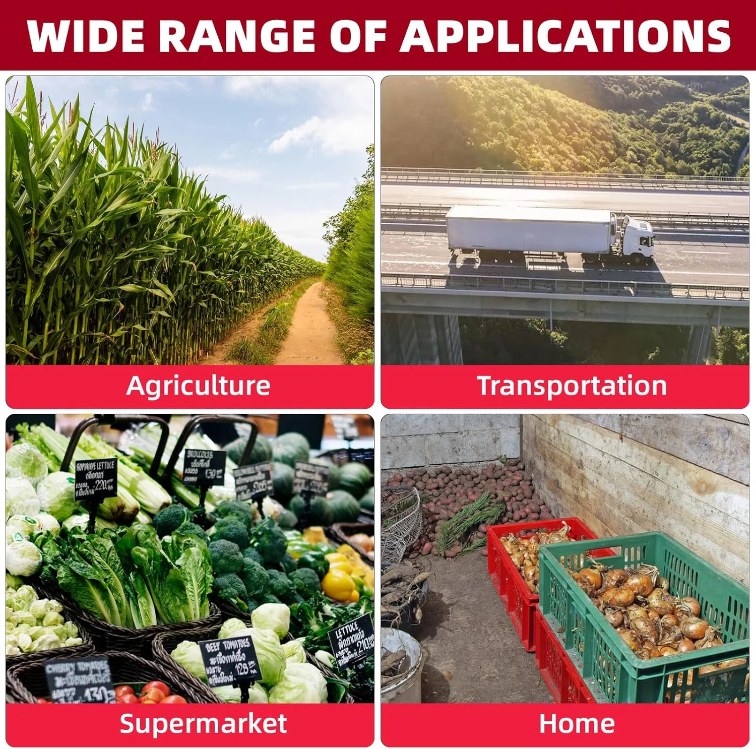 SynHHergyx بسته 50 عددی کیسه توری بزرگ برای محصولات، کیسه پیاز 27 کیلویی 53 در 81 سانتی متر، کیسه های توری قابل شستشو و تنفس برای نگهداری سبزیجات با بند کشی برای پیاز، سیب زمینی، مرکبات و هویج