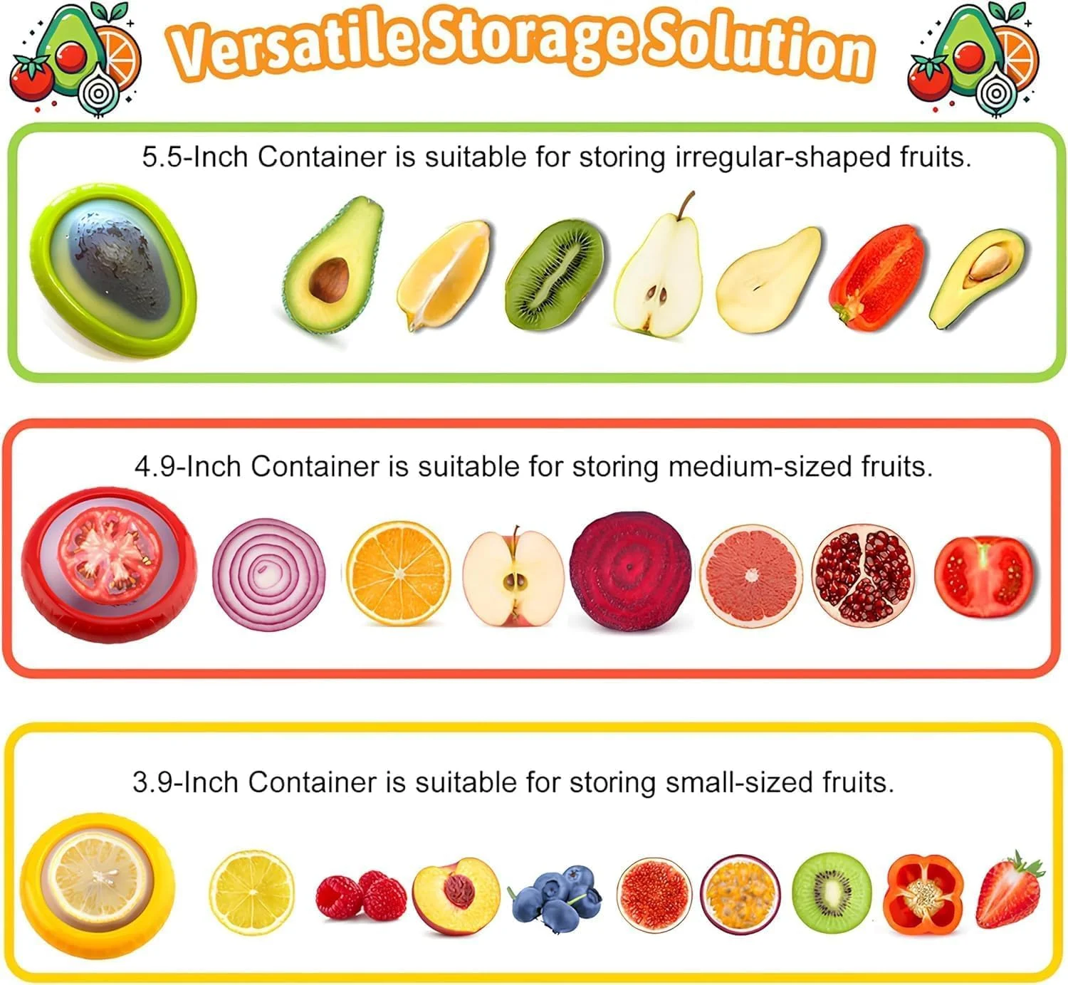 نگهدارنده پیاز و آووکادو، ظروف نگهداری قابل استفاده مجدد برای یخچال، نگهدارنده گوجه فرنگی، نگهدارنده لیمو سیر فلفل گوجه فرنگی، ست نگهدارنده مواد غذایی برای سیر، پیاز، لیمو و سیب زمینی، 4 عدد نگهدارنده پیاز و آووکادو، ظروف نگهداری قابل استفاده مجدد برای یخچال، نگهدارنده گوجه فرنگی، نگهدارنده لیمو سیر فلفل گوجه فرنگی، ست نگهدارنده مواد غذایی برای سیر، پیاز، لیمو و سیب زمینی، 4 عدد