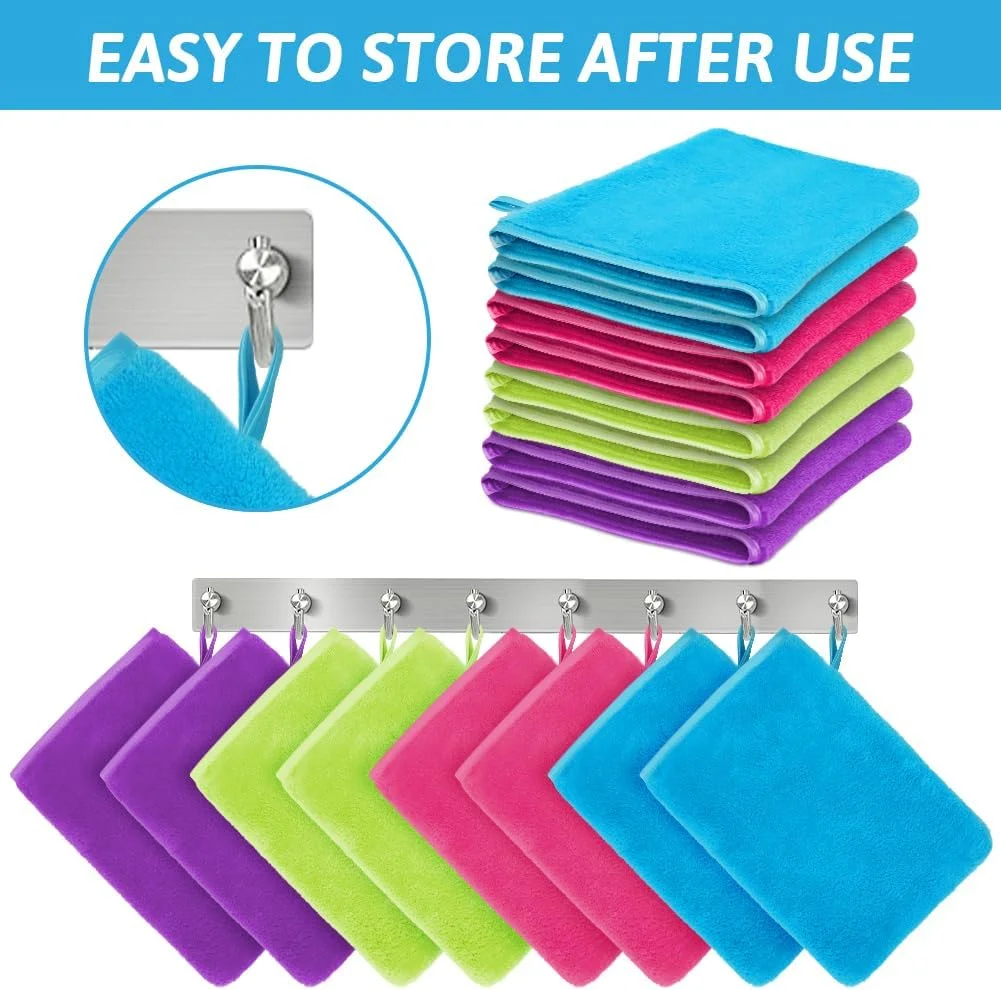 دستکش های لیف حمام میکروفایبر هاتوت، بسته 8 عددی، 15x20 سانتی متر، دستکش های نرم شستشوی صورت، دستکش های پاک کننده صورت، دستکش نرم صورت، پارچه اسپا حمام، دستکش های پاک کننده آرایش قابل استفاده مجدد (4 رنگ) دستکش های لیف حمام میکروفایبر هاتوت، بسته 8 عددی، 15x20 سانتی متر، دستکش های نرم شستشوی صورت، دستکش های پاک کننده صورت، دستکش نرم صورت، پارچه اسپا حمام، دستکش های پاک کننده آرایش قابل استفاده مجدد (4 رنگ)