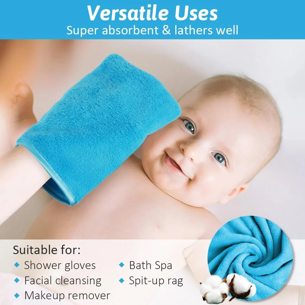 دستکش های لیف حمام میکروفایبر هاتوت، بسته 8 عددی، 15x20 سانتی متر، دستکش های نرم شستشوی صورت، دستکش های پاک کننده صورت، دستکش نرم صورت، پارچه اسپا حمام، دستکش های پاک کننده آرایش قابل استفاده مجدد (4 رنگ) دستکش های لیف حمام میکروفایبر هاتوت، بسته 8 عددی، 15x20 سانتی متر، دستکش های نرم شستشوی صورت، دستکش های پاک کننده صورت، دستکش نرم صورت، پارچه اسپا حمام، دستکش های پاک کننده آرایش قابل استفاده مجدد (4 رنگ)