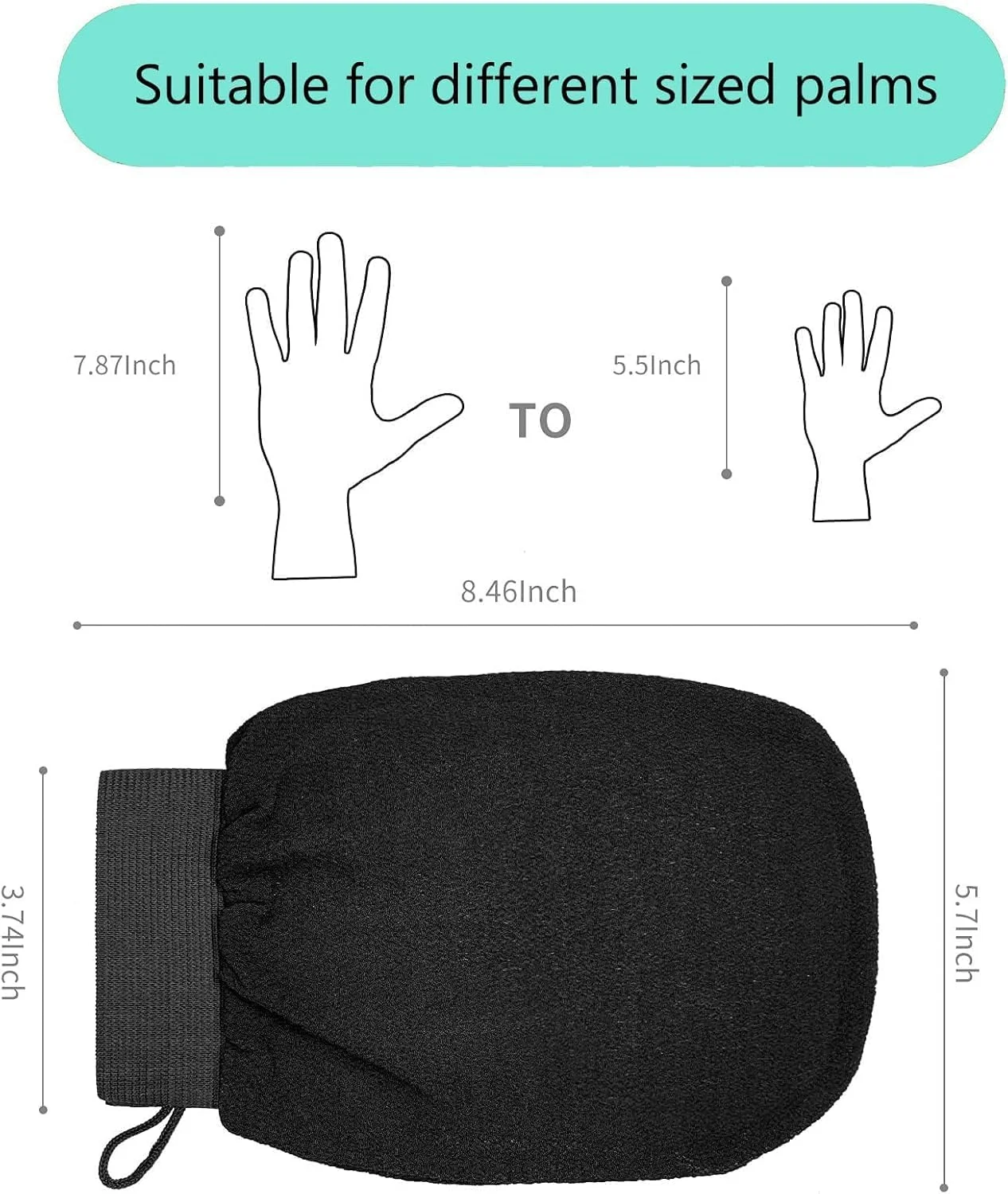 دستکش لایه بردار بدن - لایه بردار پوست مرده برای زنان - اسپا حمام و دوش دستکش لایه بردار بدن - لایه بردار پوست مرده برای زنان - اسپا حمام و دوش