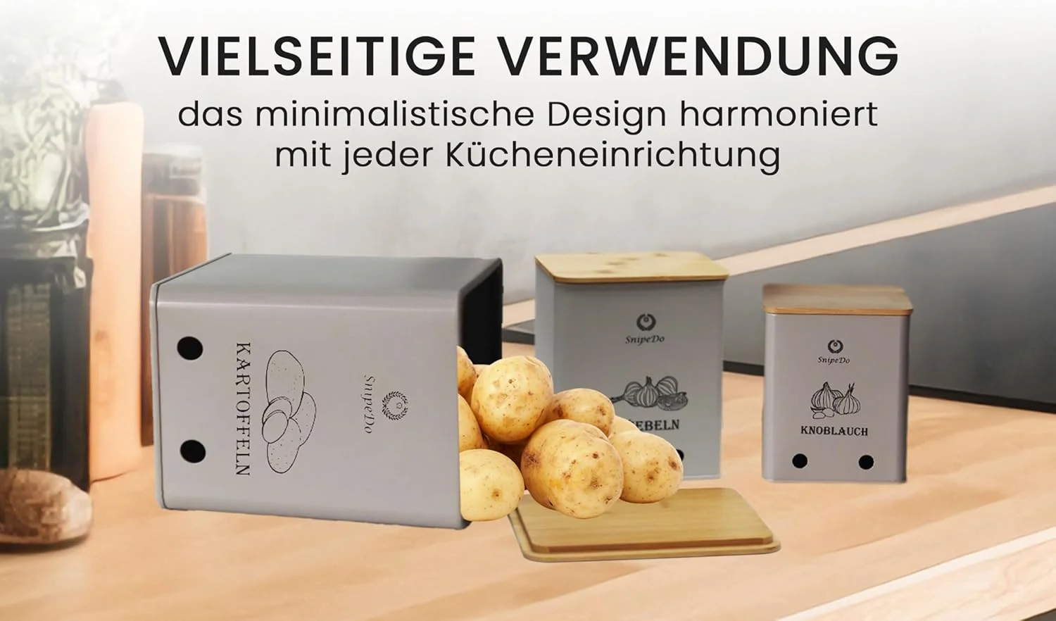 ست جعبه نگهداری سیب زمینی SnipeDo - ست 3 تایی جعبه سیب زمینی، نگهداری پیاز، ظرف سیر - جعبه فلزی سبزیجات به همراه برش دهنده و پوست کن سیب زمینی - ظرف سیب زمینی و پیاز (بژ-1) ست جعبه نگهداری سیب زمینی SnipeDo - ست 3 تایی جعبه سیب زمینی، نگهداری پیاز، ظرف سیر - جعبه فلزی سبزیجات به همراه برش دهنده و پوست کن سیب زمینی - ظرف سیب زمینی و پیاز (بژ-1)