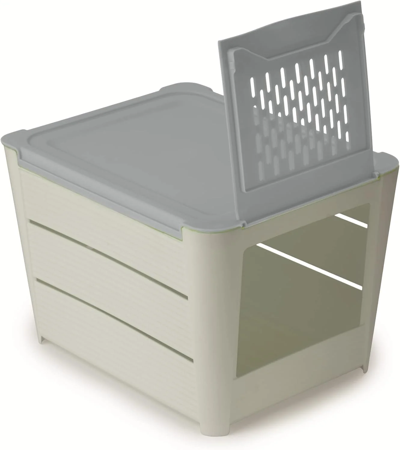 ظرف نگهداری سیب زمینی SnipsLock، خاکستری تیره/سفید، پیش فرض ظرف نگهداری سیب زمینی SnipsLock، خاکستری تیره/سفید، پیش فرض