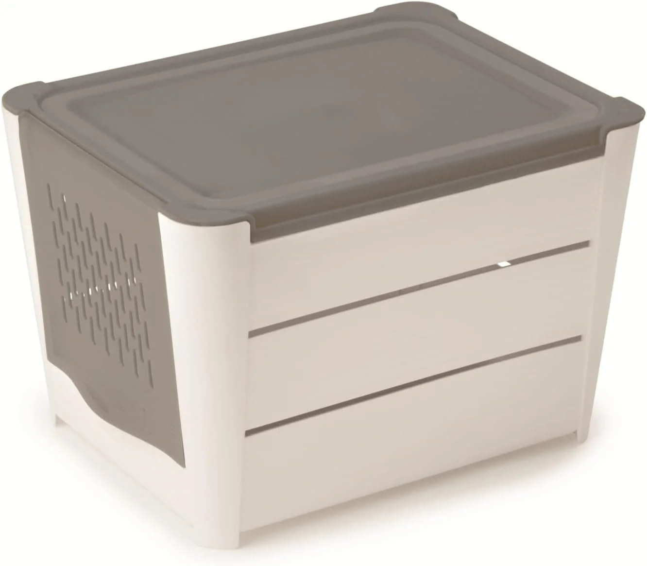 ظرف نگهداری سیب زمینی SnipsLock، خاکستری تیره/سفید، پیش فرض ظرف نگهداری سیب زمینی SnipsLock، خاکستری تیره/سفید، پیش فرض