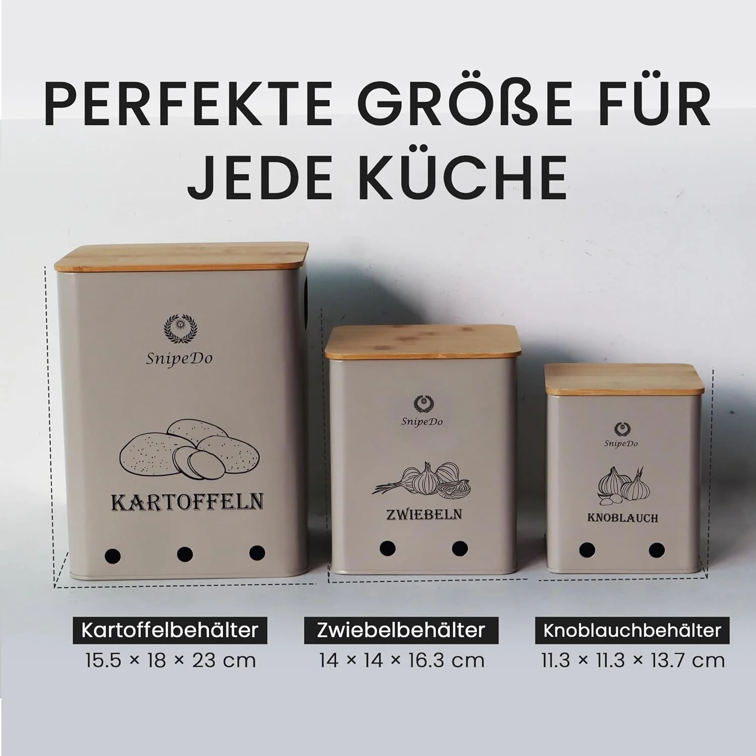 ست جعبه نگهداری سیب زمینی SnipeDo - ست 3 تایی جعبه سیب زمینی، نگهداری پیاز، ظرف سیر - جعبه فلزی سبزیجات به همراه برش دهنده و پوست کن سیب زمینی - ظرف سیب زمینی و پیاز (بژ-1) ست جعبه نگهداری سیب زمینی SnipeDo - ست 3 تایی جعبه سیب زمینی، نگهداری پیاز، ظرف سیر - جعبه فلزی سبزیجات به همراه برش دهنده و پوست کن سیب زمینی - ظرف سیب زمینی و پیاز (بژ-1)