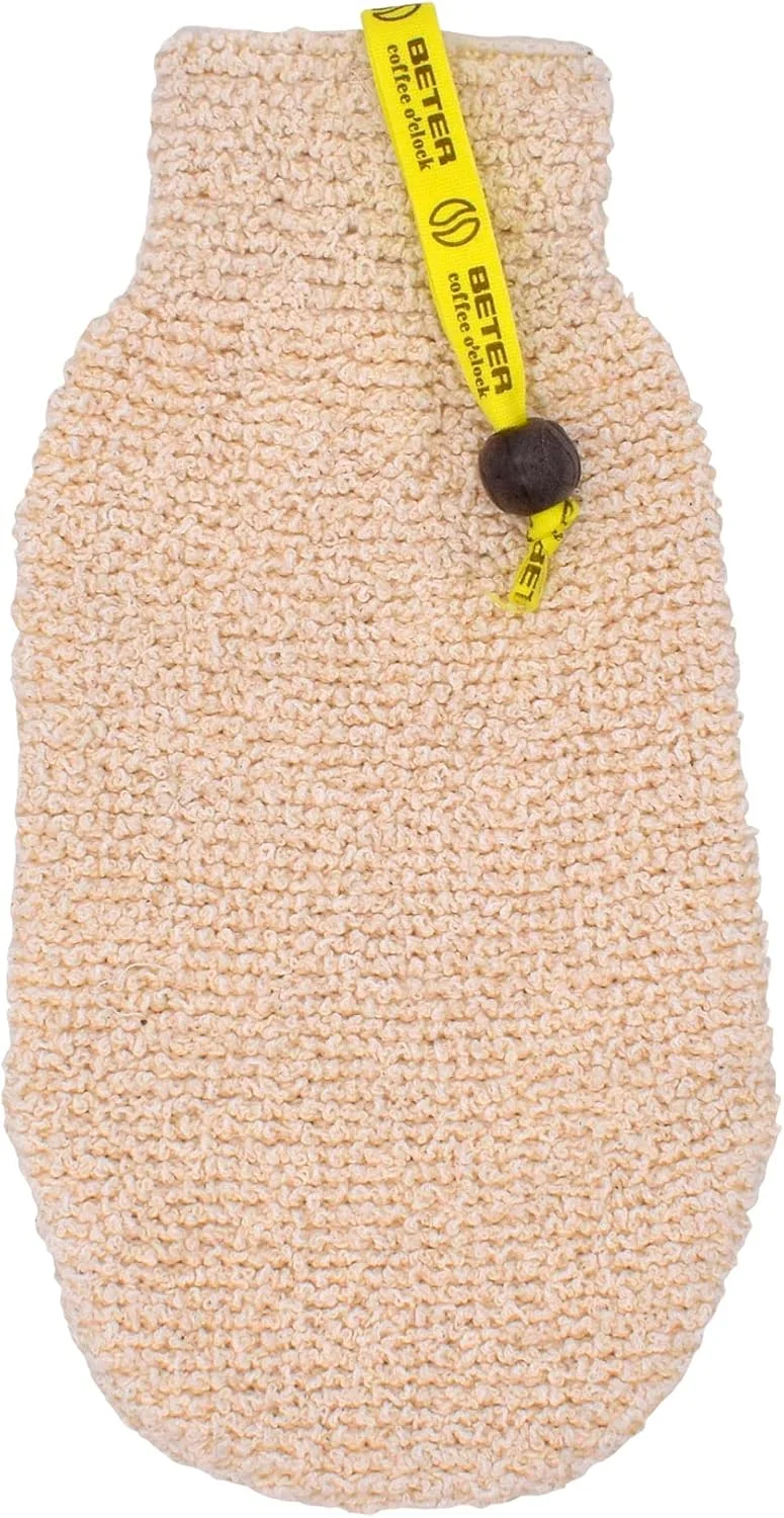 دستکش لایه بردار حمام Beter Coffee O'clock ساخته شده با 100% الیاف گیاهی