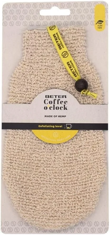 دستکش لایه بردار حمام Beter Coffee O'clock ساخته شده با 100% الیاف گیاهی دستکش لایه بردار حمام Beter Coffee O'clock ساخته شده با 100% الیاف گیاهی