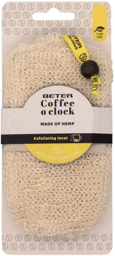 دستکش لایه بردار حمام Beter Coffee O'clock ساخته شده با 100% الیاف گیاهی دستکش لایه بردار حمام Beter Coffee O'clock ساخته شده با 100% الیاف گیاهی