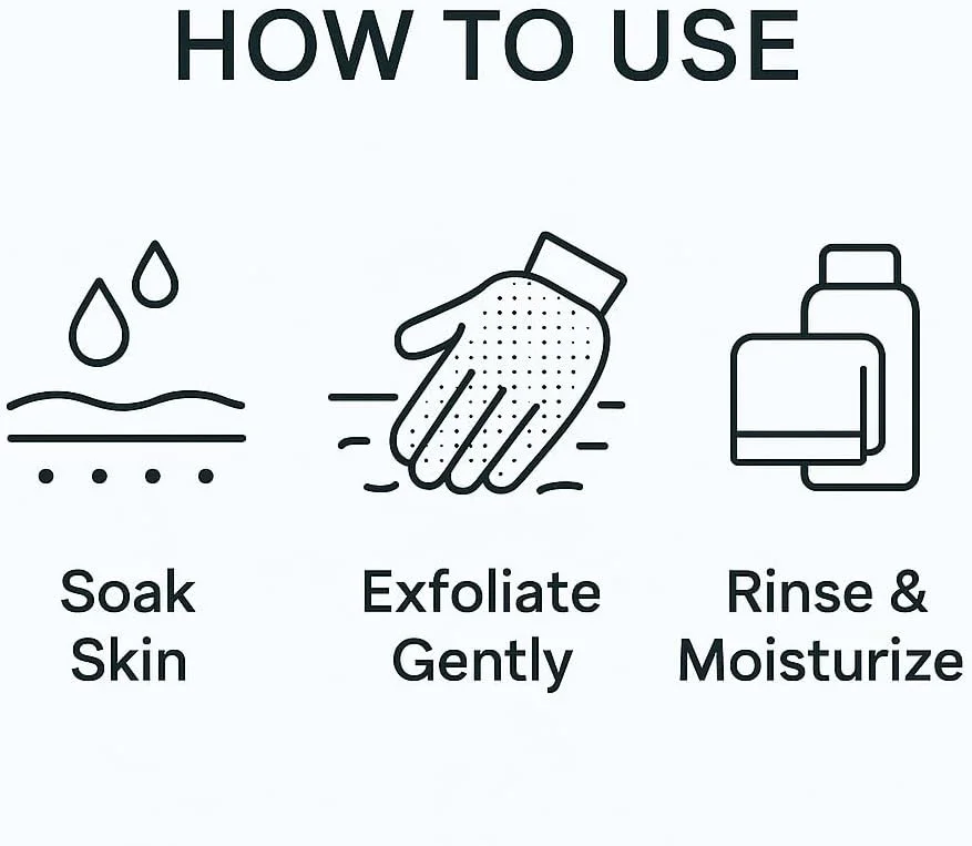 ست دستکش لایه بردار کره ای ممتاز 2 عددی - دستکش حمام ویسکوز (1×150، 1×250 زبری) برای اسکراب بدن، حذف پوست مرده، به سبک Kessa، جایگزین لیف - بسته بندی هدیه روشن ست دستکش لایه بردار کره ای ممتاز 2 عددی - دستکش حمام ویسکوز (1×150، 1×250 زبری) برای اسکراب بدن، حذف پوست مرده، به سبک Kessa، جایگزین لیف - بسته بندی هدیه روشن