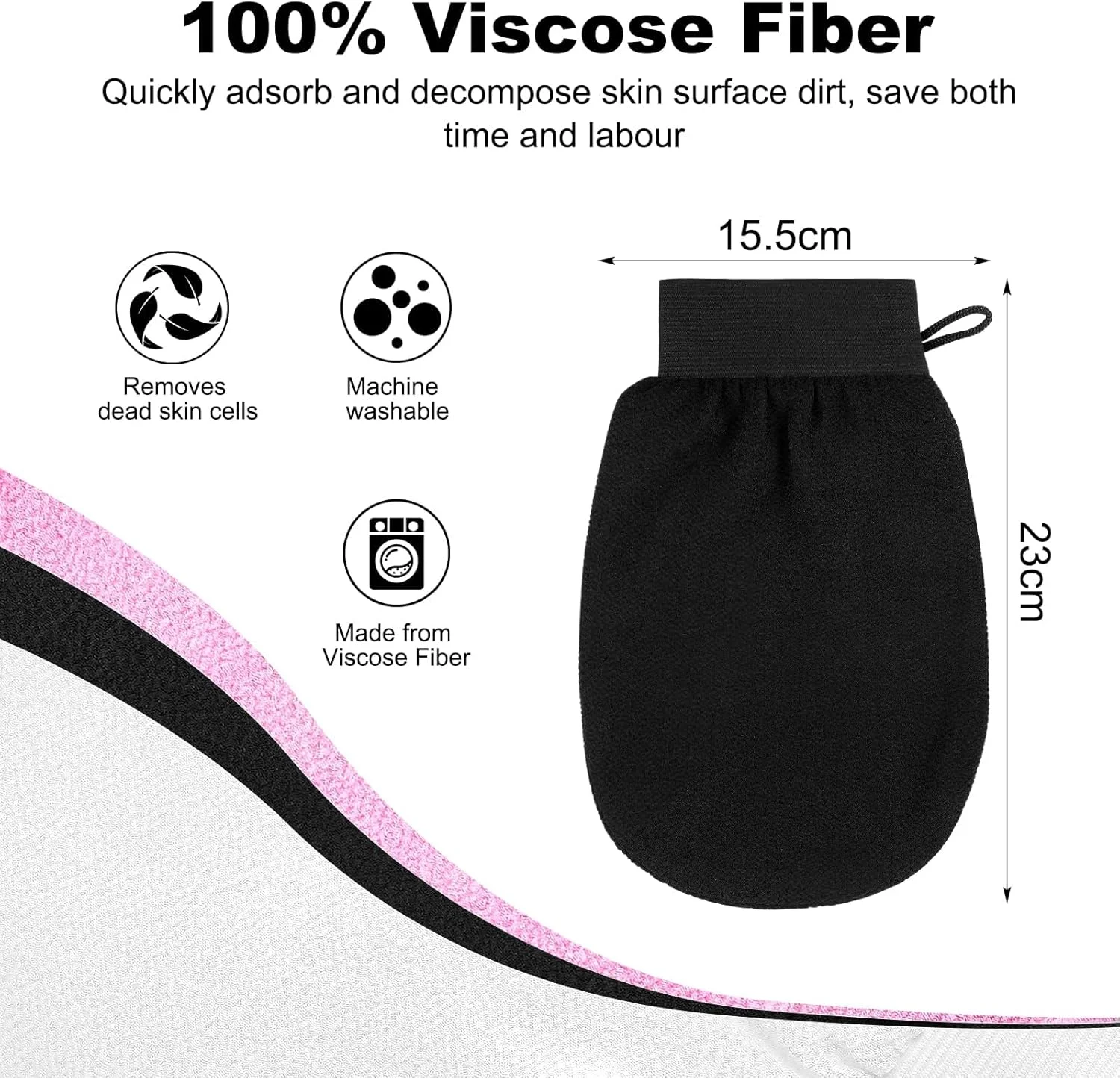 دستکش لایه بردار YHCG، بسته 3 عددی دستکش اسکراب بدن، دستکش لایه بردار SPA حمام، دستکش اسکراب لایه بردار دو طرفه، دستکش پاک کننده پوست مرده، اسکرابر عمیق بدن برای زنان و مردان دستکش لایه بردار YHCG، بسته 3 عددی دستکش اسکراب بدن، دستکش لایه بردار SPA حمام، دستکش اسکراب لایه بردار دو طرفه، دستکش پاک کننده پوست مرده، اسکرابر عمیق بدن برای زنان و مردان