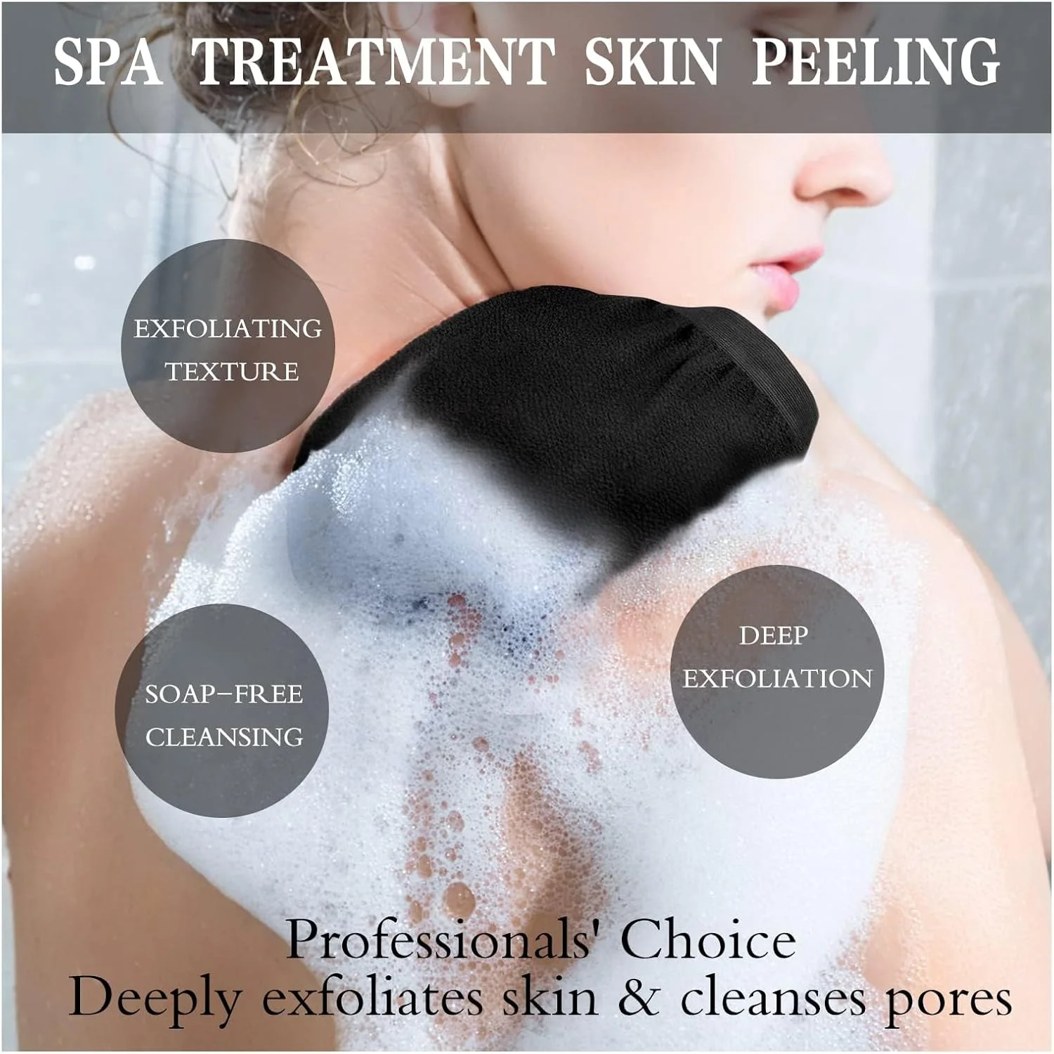 دستکش لایه بردار YHCG، بسته 3 عددی دستکش اسکراب بدن، دستکش لایه بردار SPA حمام، دستکش اسکراب لایه بردار دو طرفه، دستکش پاک کننده پوست مرده، اسکرابر عمیق بدن برای زنان و مردان دستکش لایه بردار YHCG، بسته 3 عددی دستکش اسکراب بدن، دستکش لایه بردار SPA حمام، دستکش اسکراب لایه بردار دو طرفه، دستکش پاک کننده پوست مرده، اسکرابر عمیق بدن برای زنان و مردان