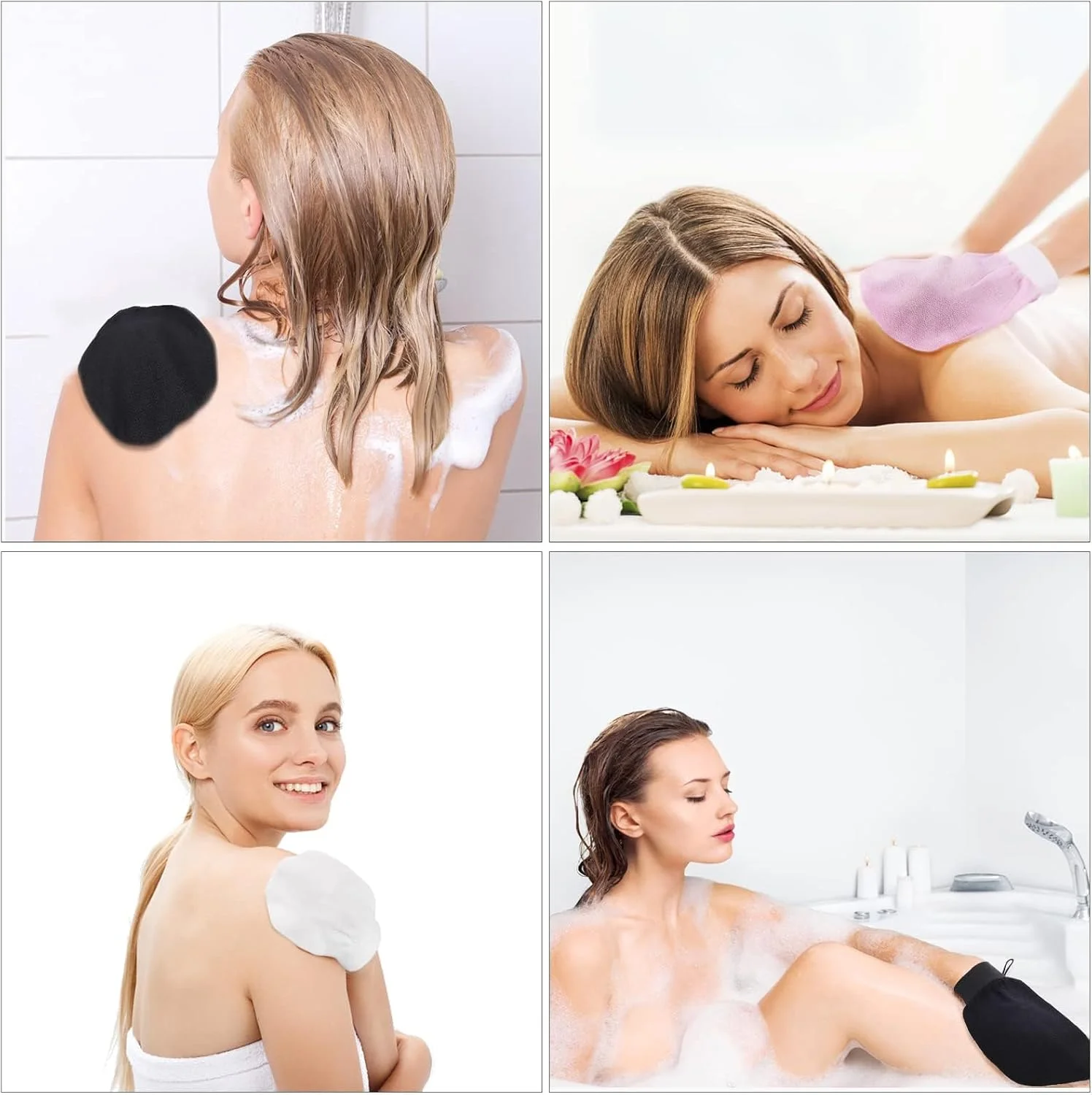 دستکش لایه بردار YHCG، بسته 3 عددی دستکش اسکراب بدن، دستکش لایه بردار SPA حمام، دستکش اسکراب لایه بردار دو طرفه، دستکش پاک کننده پوست مرده، اسکرابر عمیق بدن برای زنان و مردان دستکش لایه بردار YHCG، بسته 3 عددی دستکش اسکراب بدن، دستکش لایه بردار SPA حمام، دستکش اسکراب لایه بردار دو طرفه، دستکش پاک کننده پوست مرده، اسکرابر عمیق بدن برای زنان و مردان