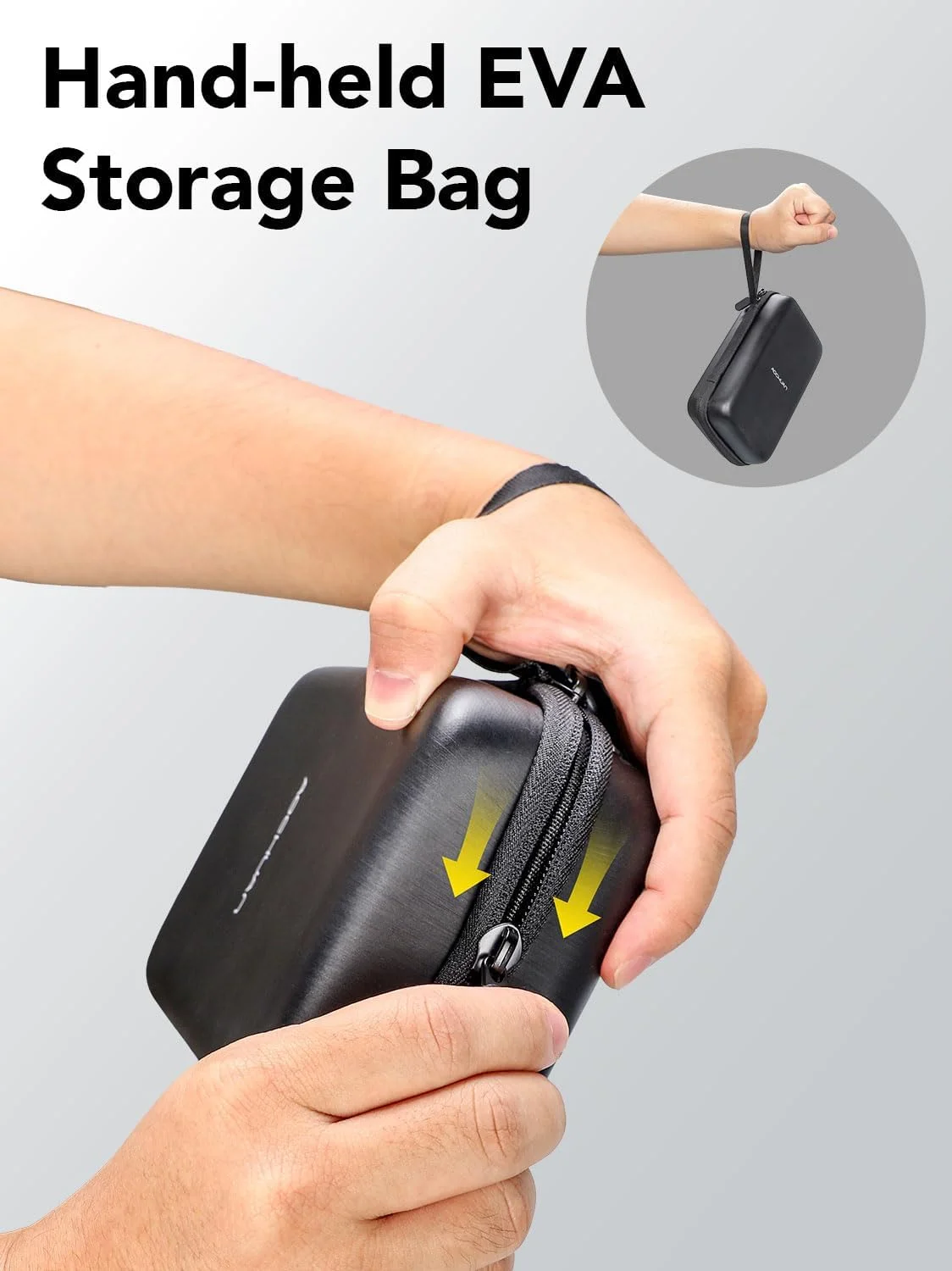 کیف سخت قابل حمل AOCHUAN B30 برای دوربین، لنز و گیمبال 3 محوره، کیف محافظ EVA با بند دستی، درج فوم، جیب توری زیپ دار، برای لوازم جانبی عکاسی