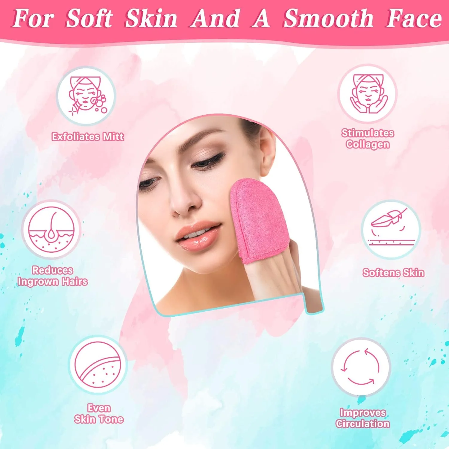 دستکش لایه بردار TERRIFI، 4 عددی، دستکش لایه بردار صورت و بدن، دستکش لایه بردار عمقی بدن، ابزار لایه بردار و از بین برنده پوست های مرده و خشک دستکش لایه بردار TERRIFI، 4 عددی، دستکش لایه بردار صورت و بدن، دستکش لایه بردار عمقی بدن، ابزار لایه بردار و از بین برنده پوست های مرده و خشک