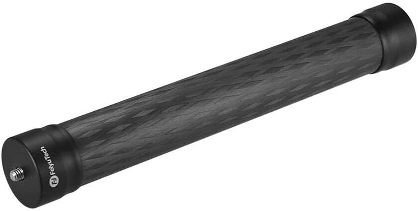 میله افزایش طول فیبر کربنی سبک FeiyuTech به طول 11 اینچ با پیچ 1/4 اینچی برای گیمبال استابلایزر a2000/a1000/AK2000/G6 Plus و دوربین های DSLR