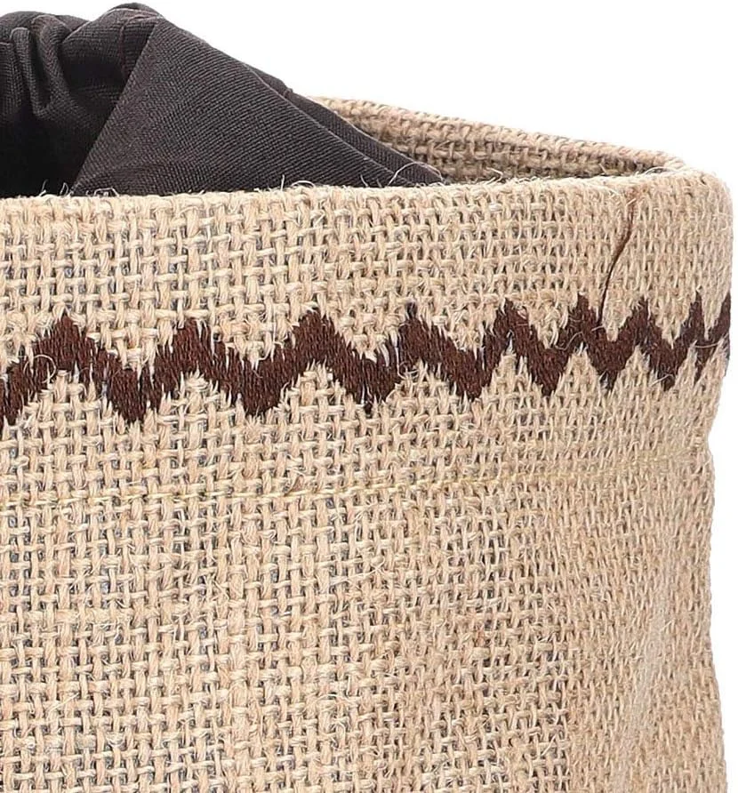 کیسه نگهداری پیاز کنفی Natural Elements با آستر تیره، دارای برچسب