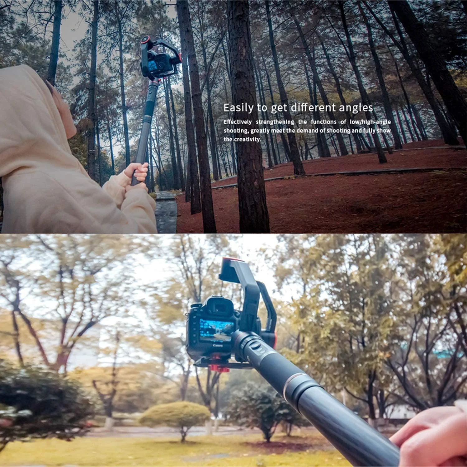 میله удлинительный فیبر کربنی FeiyuTech به طول 11 اینچ، سبک وزن با سوراخ/پیچ 1/4 اینچی برای گیمبال تثبیت کننده دستی تلفن هوشمند/دوربین، دوربین اکشن و سه پایه. میله удлинительный فیبر کربنی FeiyuTech به طول 11 اینچ، سبک وزن با سوراخ/پیچ 1/4 اینچی برای گیمبال تثبیت کننده دستی تلفن هوشمند/دوربین، دوربین اکشن و سه پایه.