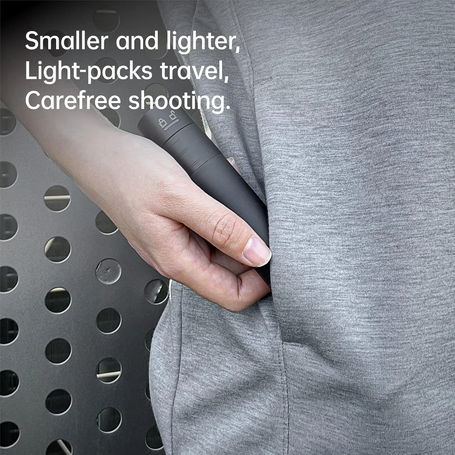 میله اکستنشن آلومینیومی Aochuan E10، میله سلفی قابل تنظیم 28.7 اینچی سازگار با گیمبال 3 محوره، دوربین اکشن، دوربین با رزوه 1/4 اینچی، میله قابل افزایش طول برای فیلمبرداری