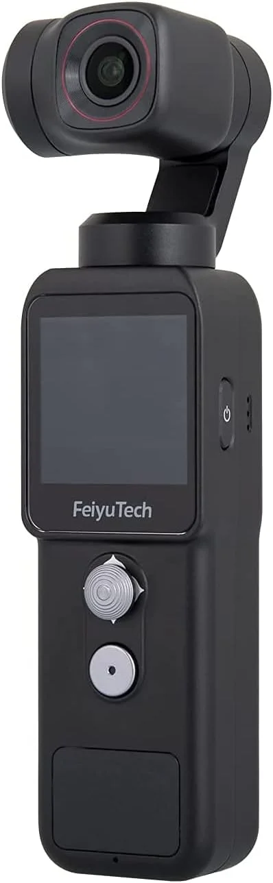 دوربین اکشن FeiyuTech Feiyu Pocket-2 با کیفیت 4K 60FPS و 12 مگاپیکسل به همراه گیمبال تثبیت کننده 3 محوره، زاویه دید عریض 130 درجه، صفحه لمسی 1.3 اینچی، وای فای، مناسب برای فیلمبرداری از سفر و ولاگ دوربین اکشن FeiyuTech Feiyu Pocket-2 با کیفیت 4K 60FPS و 12 مگاپیکسل به همراه گیمبال تثبیت کننده 3 محوره، زاویه دید عریض 130 درجه، صفحه لمسی 1.3 اینچی، وای فای، مناسب برای فیلمبرداری از سفر و ولاگ