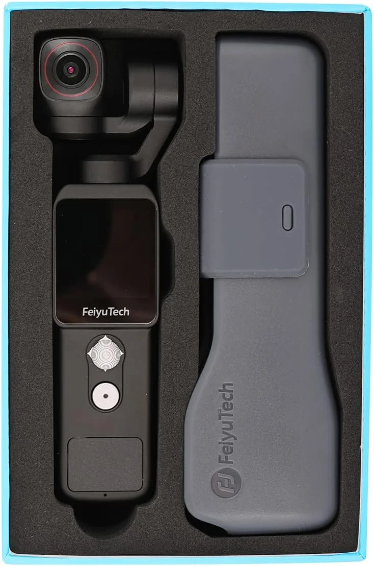 دوربین اکشن FeiyuTech Feiyu Pocket-2 با کیفیت 4K 60FPS و 12 مگاپیکسل به همراه گیمبال تثبیت کننده 3 محوره، زاویه دید عریض 130 درجه، صفحه لمسی 1.3 اینچی، وای فای، مناسب برای فیلمبرداری از سفر و ولاگ دوربین اکشن FeiyuTech Feiyu Pocket-2 با کیفیت 4K 60FPS و 12 مگاپیکسل به همراه گیمبال تثبیت کننده 3 محوره، زاویه دید عریض 130 درجه، صفحه لمسی 1.3 اینچی، وای فای، مناسب برای فیلمبرداری از سفر و ولاگ