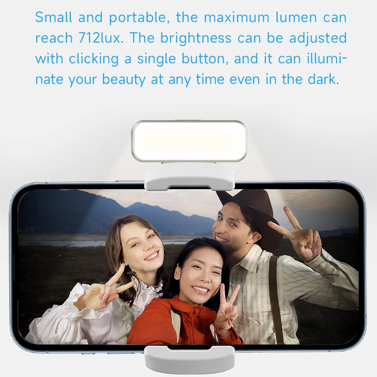 نور پرکننده مغناطیسی بی سیم FeiyuTech، برای گیمبال های تلفن هوشمند سری Vimble و گیمبال های دوربین سری SCORP، نور پرکننده گیمبال برای ویدیوهای زنده ولاگ یوتیوب TikTok اینستاگرام