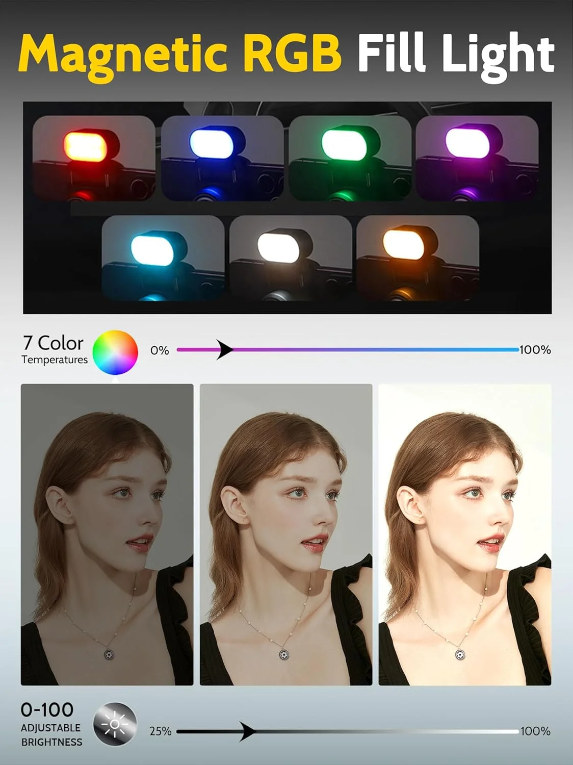 سه پایه ردیابی خودکار چهره AOCHUAN با چرخش 360 درجه برای آیفون و اندروید، پایه تلفن همراه با قابلیت دنبال کردن شما برای ضبط ویدیو، سه پایه سلفی استیک با نور RGB، کنترل از راه دور برای یوتیوب و TikTok Vlogging (M2Pro مشکی) سه پایه ردیابی خودکار چهره AOCHUAN با چرخش 360 درجه برای آیفون و اندروید، پایه تلفن همراه با قابلیت دنبال کردن شما برای ضبط ویدیو، سه پایه سلفی استیک با نور RGB، کنترل از راه دور برای یوتیوب و TikTok Vlogging (M2Pro مشکی)