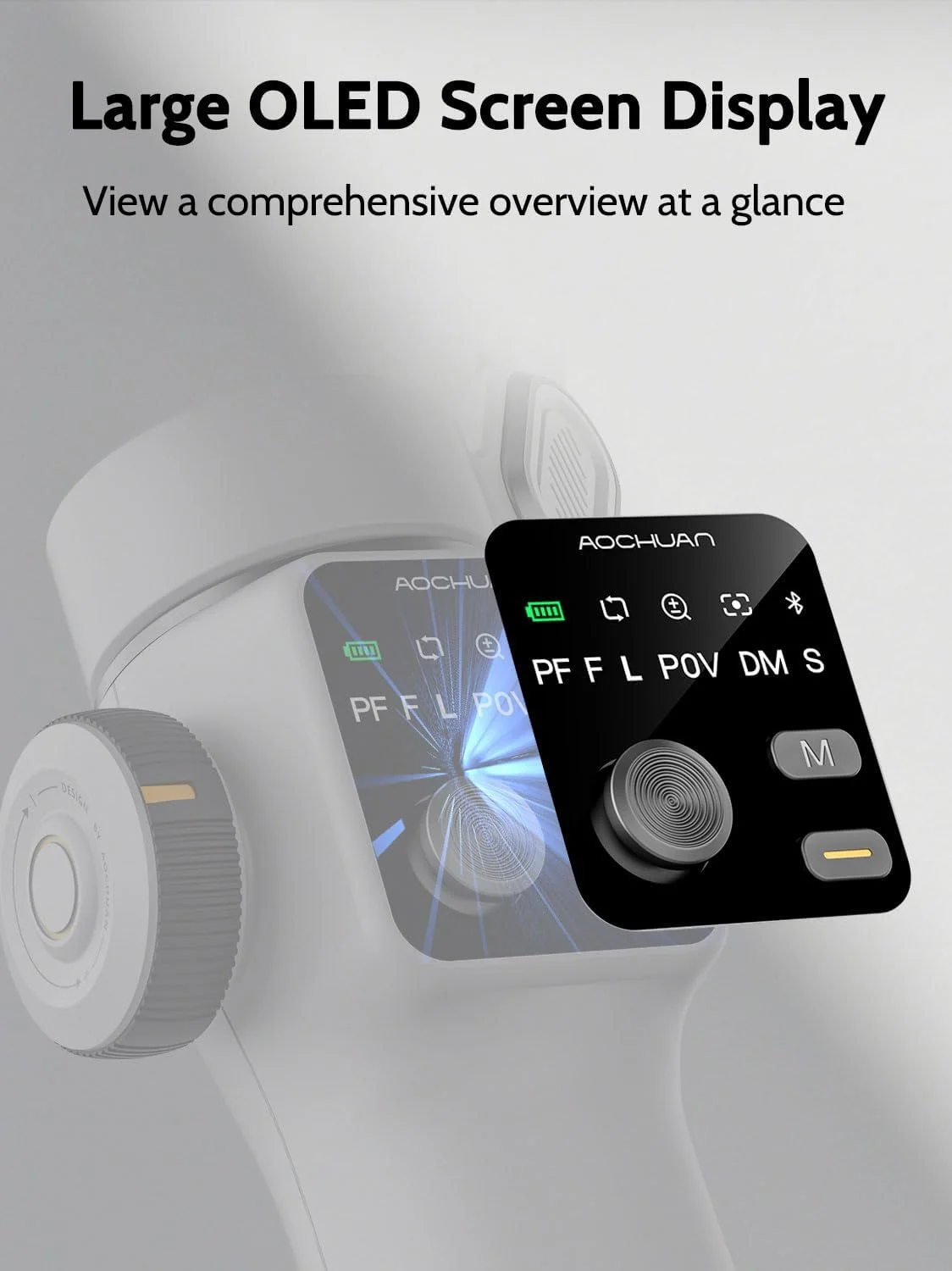 گیمبال موبایل AOCHUAN برای ضبط ویدیو با ردیابی هوش مصنوعی، گیمبال تثبیت کننده 3 محوره برای آیفون با صفحه نمایش OLED، گیمبال تلفن هوشمند با میله افزایش طول 7.8 اینچی، دکمه ماشه Smart V8 (سفید) گیمبال موبایل AOCHUAN برای ضبط ویدیو با ردیابی هوش مصنوعی، گیمبال تثبیت کننده 3 محوره برای آیفون با صفحه نمایش OLED، گیمبال تلفن هوشمند با میله افزایش طول 7.8 اینچی، دکمه ماشه Smart V8 (سفید)