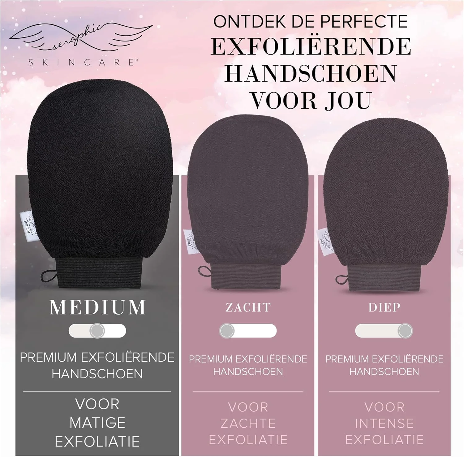 دستکش لایه بردار ممتاز سرافیک اسکین کر (متوسط) - دستکش لایه بردار کره ای الیاف ویسکوز برای پوست حساس - اسکرابر بدن، از بین برنده پوست مرده برای بدن و حذف و استفاده از برنزه کننده خودکار دستکش لایه بردار ممتاز سرافیک اسکین کر (متوسط) - دستکش لایه بردار کره ای الیاف ویسکوز برای پوست حساس - اسکرابر بدن، از بین برنده پوست مرده برای بدن و حذف و استفاده از برنزه کننده خودکار