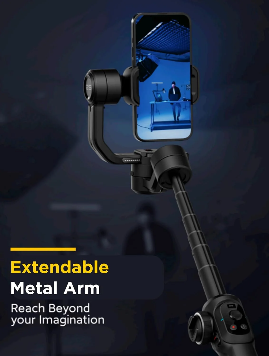 لرزشگیر موبایل ۳ محوره حرفه ای AOCHUAN Smart S2 با میله تلسکوپی و نور پرکننده، مناسب برای آیفون و اندروید، ولاگ، تیک تاک و ضبط ویدیو در یوتیوب لرزشگیر موبایل ۳ محوره حرفه ای AOCHUAN Smart S2 با میله تلسکوپی و نور پرکننده، مناسب برای آیفون و اندروید، ولاگ، تیک تاک و ضبط ویدیو در یوتیوب