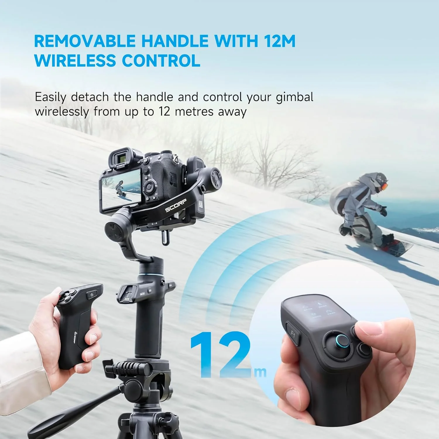 گیمبال استابلایزر همه کاره 3 محوره Feiyutech SCORP Mini 3 Pro، دارای هوش مصنوعی داخلی برای ردیابی 4.0، دسته جدا شونده، تحمل وزن 2 کیلوگرم، کنترل با اشاره، پورت توسعه 1/4 اینچی، مناسب برای دوربین و تلفن گیمبال استابلایزر همه کاره 3 محوره Feiyutech SCORP Mini 3 Pro، دارای هوش مصنوعی داخلی برای ردیابی 4.0، دسته جدا شونده، تحمل وزن 2 کیلوگرم، کنترل با اشاره، پورت توسعه 1/4 اینچی، مناسب برای دوربین و تلفن