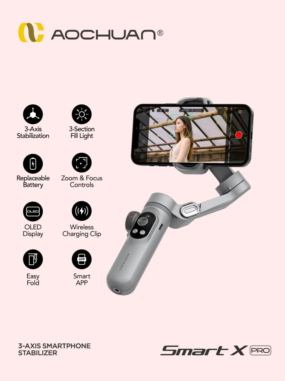 لرزشگیر گیمبال گوشی آیفون AOCHUAN