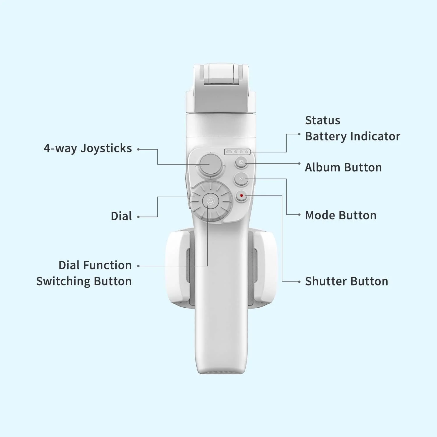 FeiyuTech Vimble 3 تثبیت کننده تلفن هوشمند، گیمبال تلفن 3 محوره داخلی قابل گسترش 7.8 اینچی، گیمبال تلفن همراه قابل حمل برای Android&iPhone، Huawei MI Samsung، ابزار ویدیویی Tiktok Youtube INS، دارای مجوز رسمی FeiyuTech Vimble 3 تثبیت کننده تلفن هوشمند، گیمبال تلفن 3 محوره داخلی قابل گسترش 7.8 اینچی، گیمبال تلفن همراه قابل حمل برای Android&iPhone، Huawei MI Samsung، ابزار ویدیویی Tiktok Youtube INS، دارای مجوز رسمی