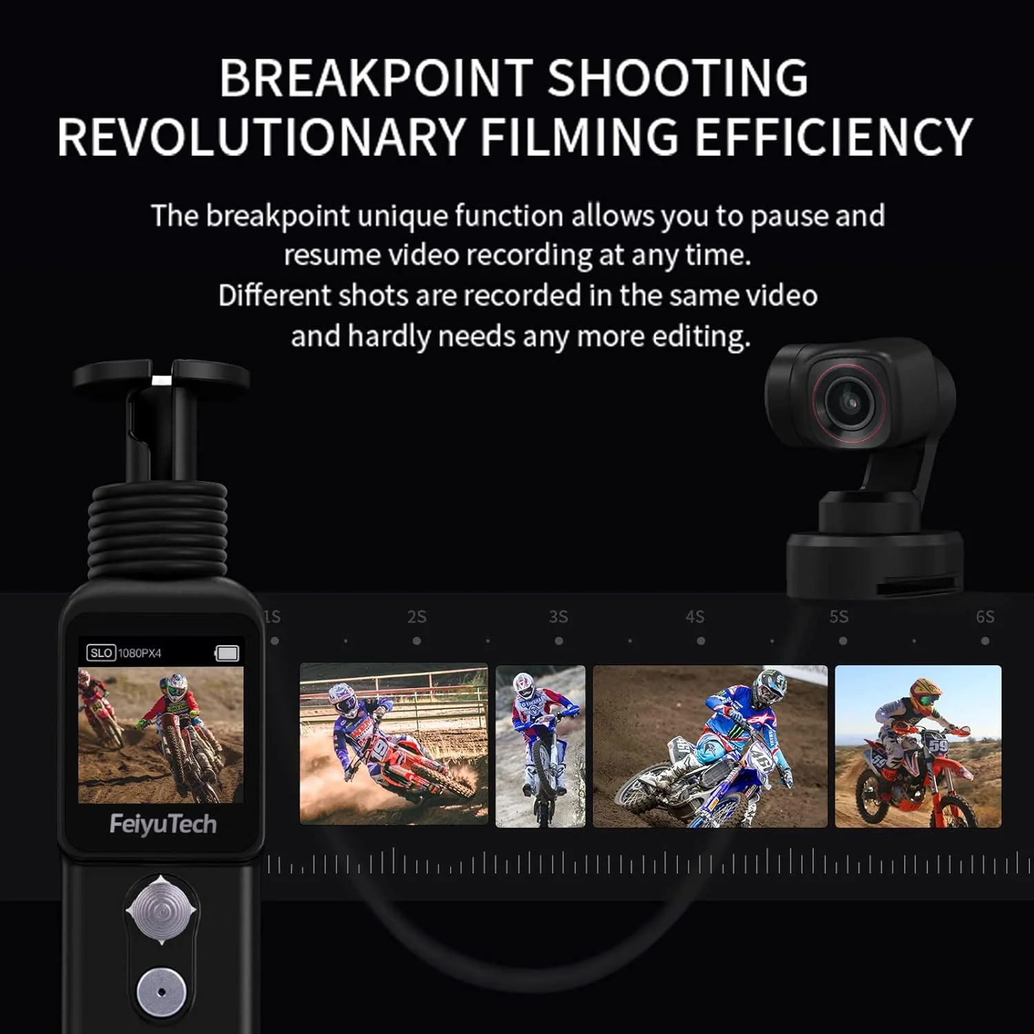 دوربین اکشن 4K فیو تِک Feiyu Pocket-2S با گیمبال لرزشگیر دستی 3 محوره، وای فای، ویدئو Ultra HD، زاویه فوق عریض 130 درجه، ضبط کننده ویدئو 4K برای دوچرخه، موتور سیکلت، کلاه ایمنی، فیلمبرداری ولاگ، ویدئو یوتیوب دوربین اکشن 4K فیو تِک Feiyu Pocket-2S با گیمبال لرزشگیر دستی 3 محوره، وای فای، ویدئو Ultra HD، زاویه فوق عریض 130 درجه، ضبط کننده ویدئو 4K برای دوچرخه، موتور سیکلت، کلاه ایمنی، فیلمبرداری ولاگ، ویدئو یوتیوب